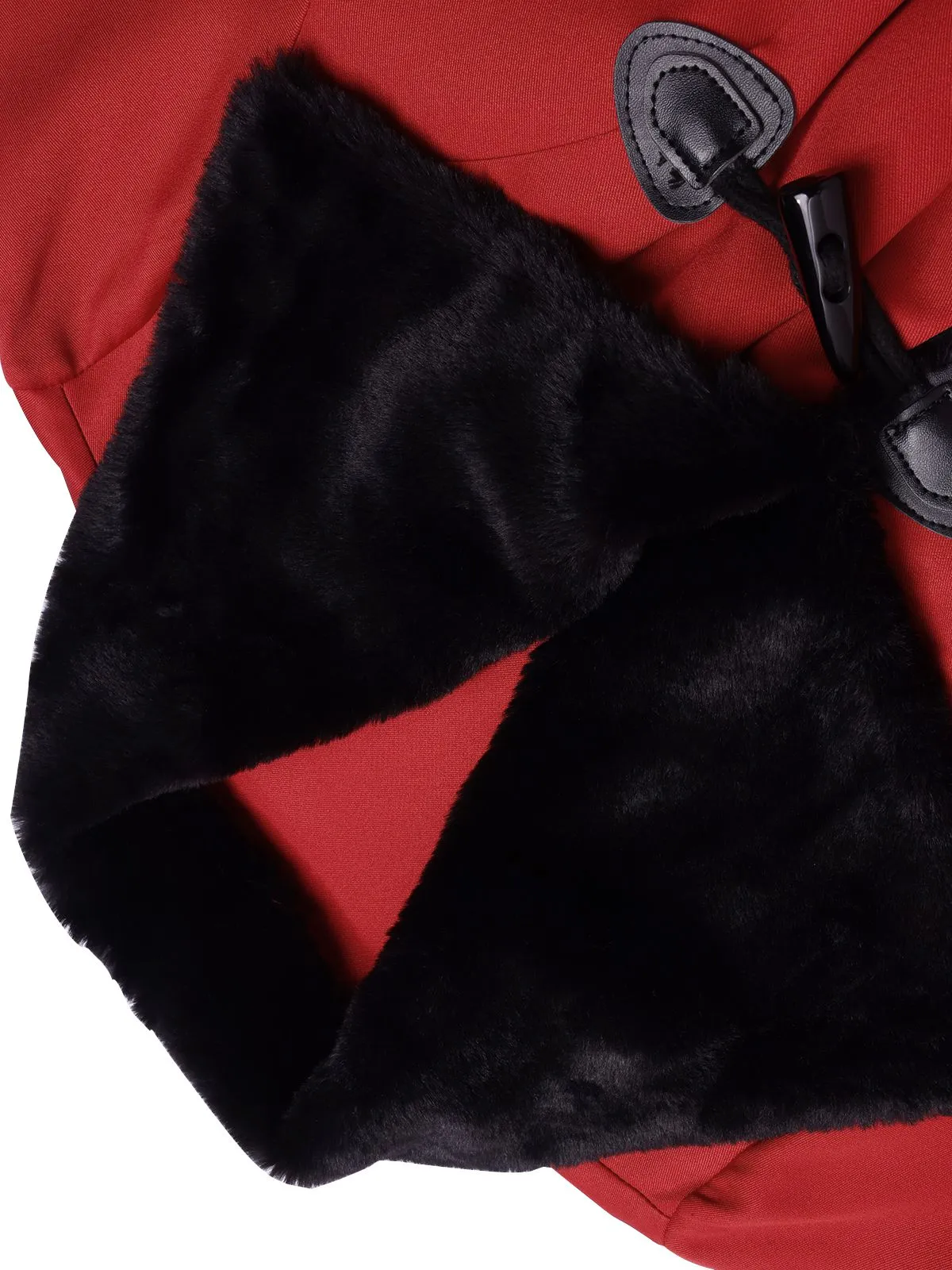 1950s Blue And Black Fur Collar Coat