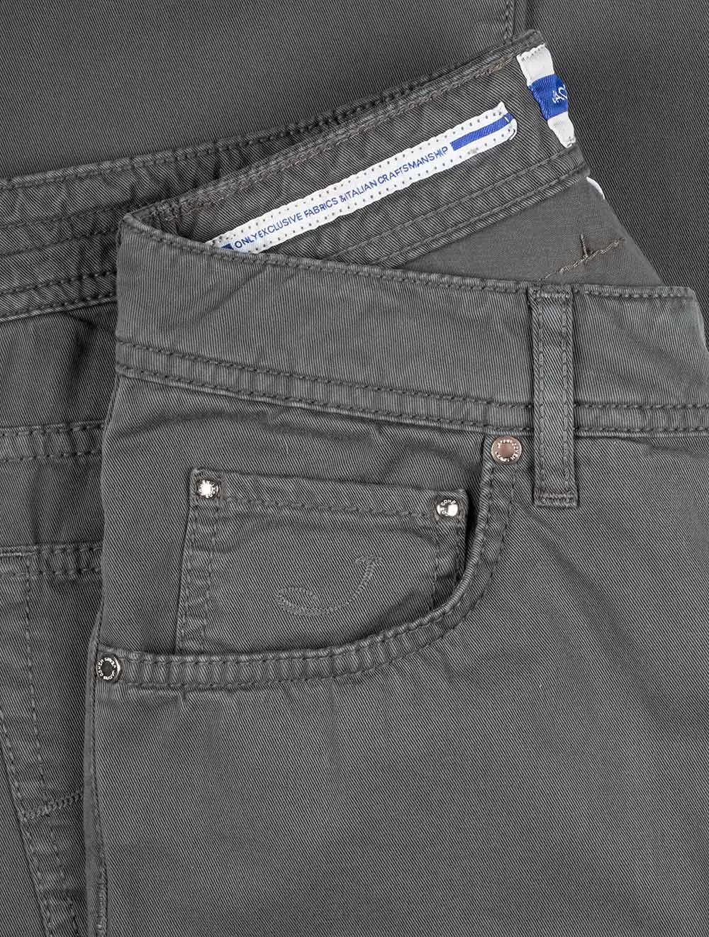 5 Pocket Nick Slim Jean Dark Grey
