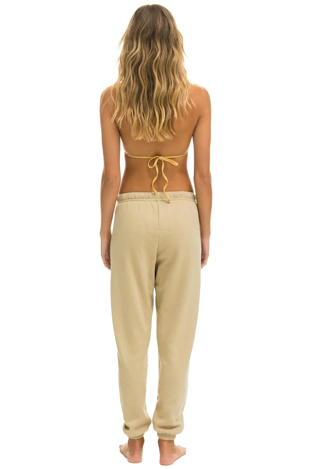Aviator Nation Logo Sweatpants Sand