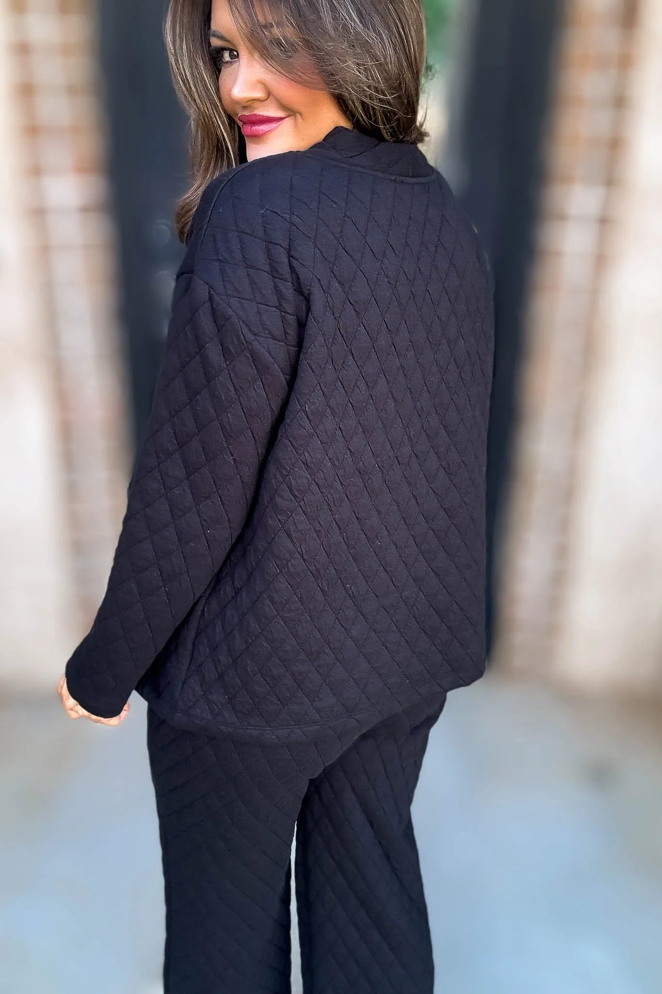 Black Quilted Jacket