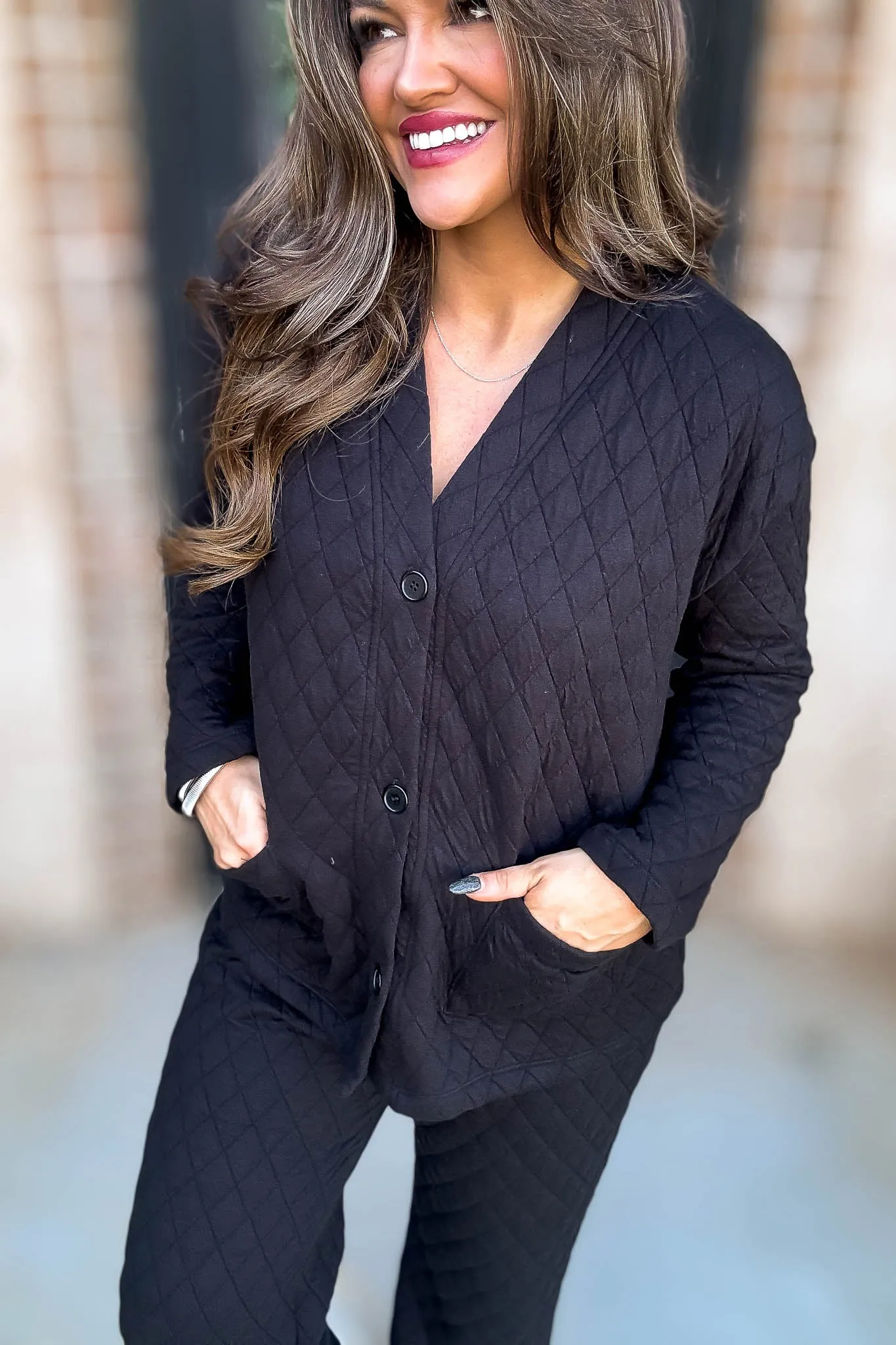 Black Quilted Jacket