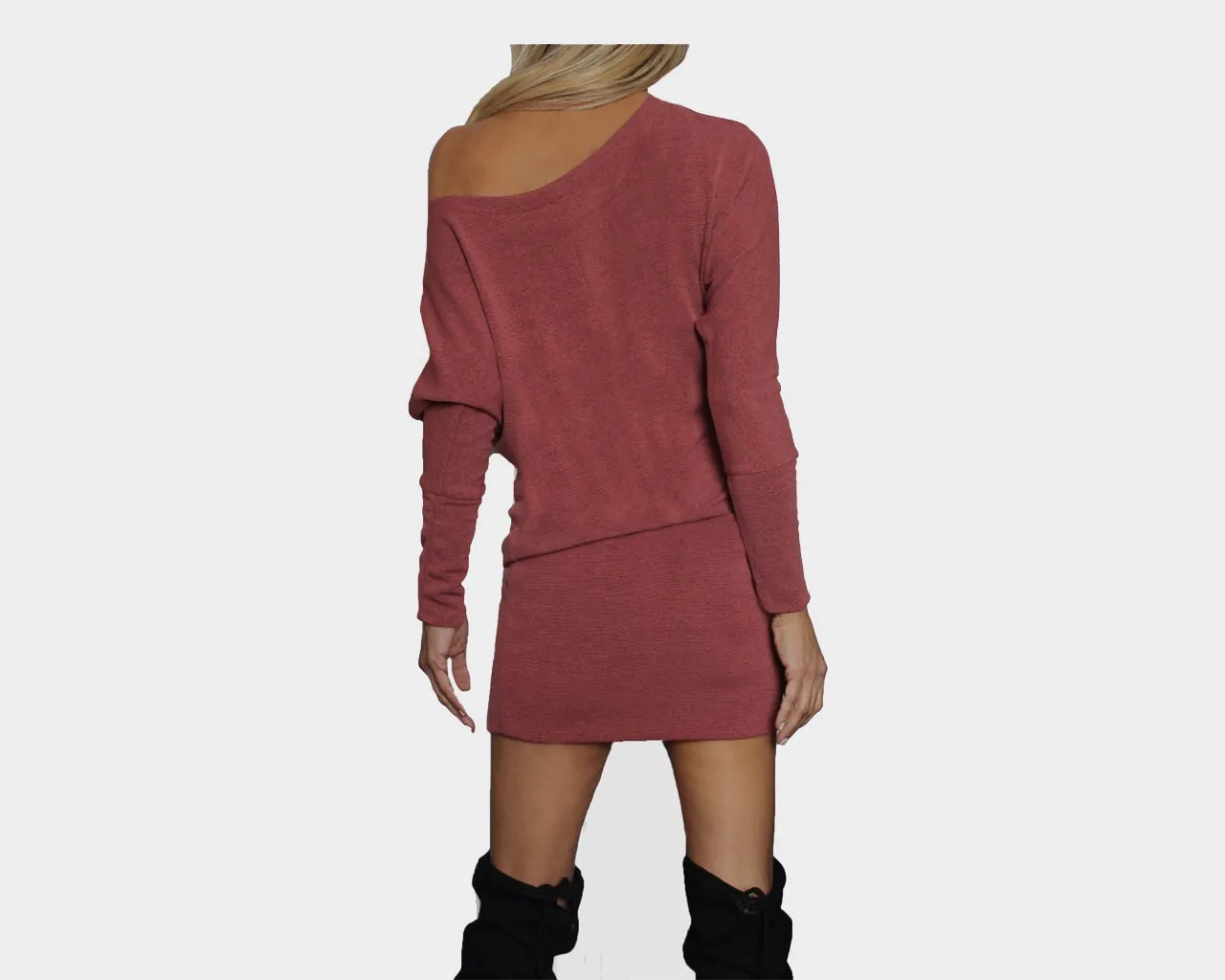 Blush Rose Off Shoulder Dress - The Manhattan