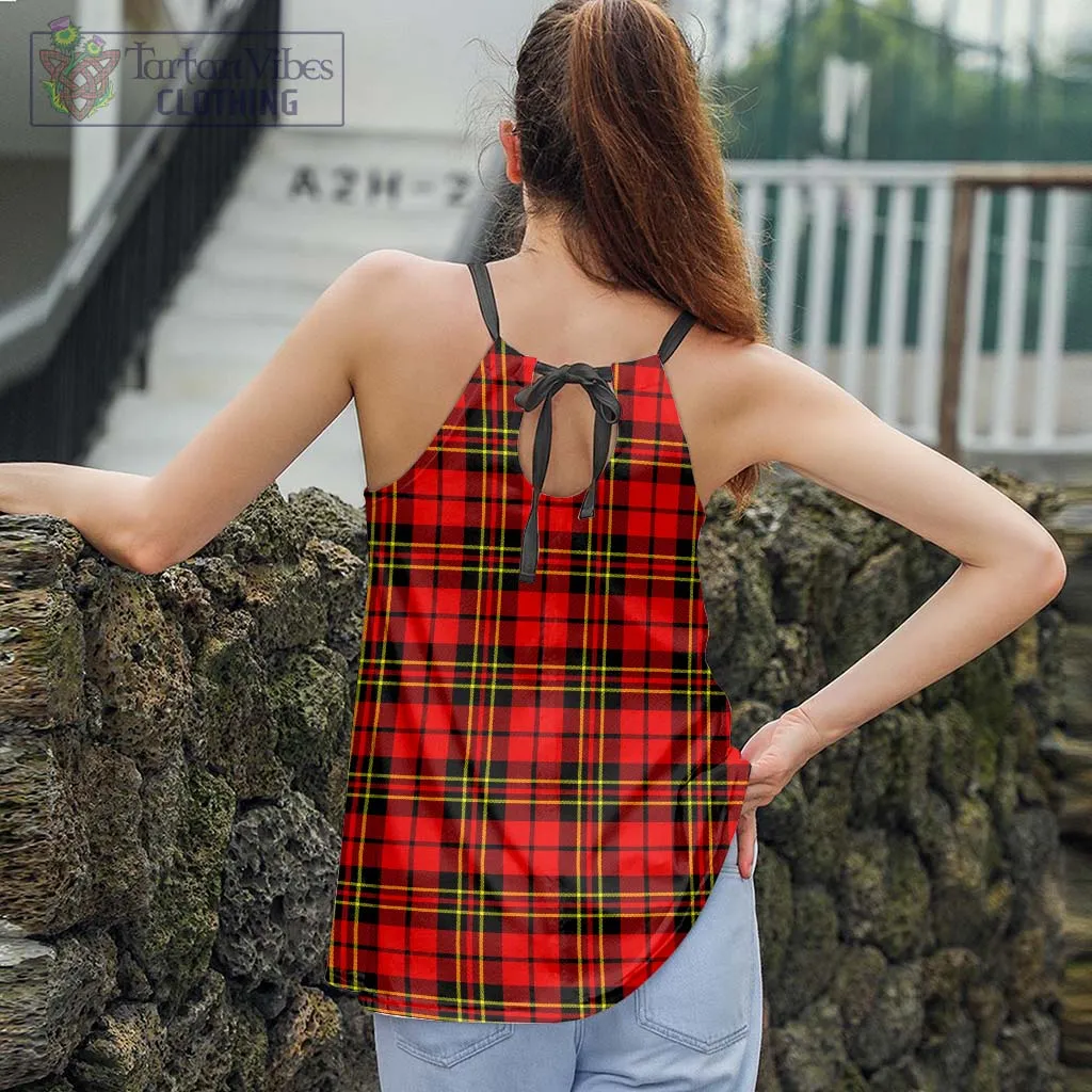 Brodie Modern Tartan Loose Halter Neck Camisole