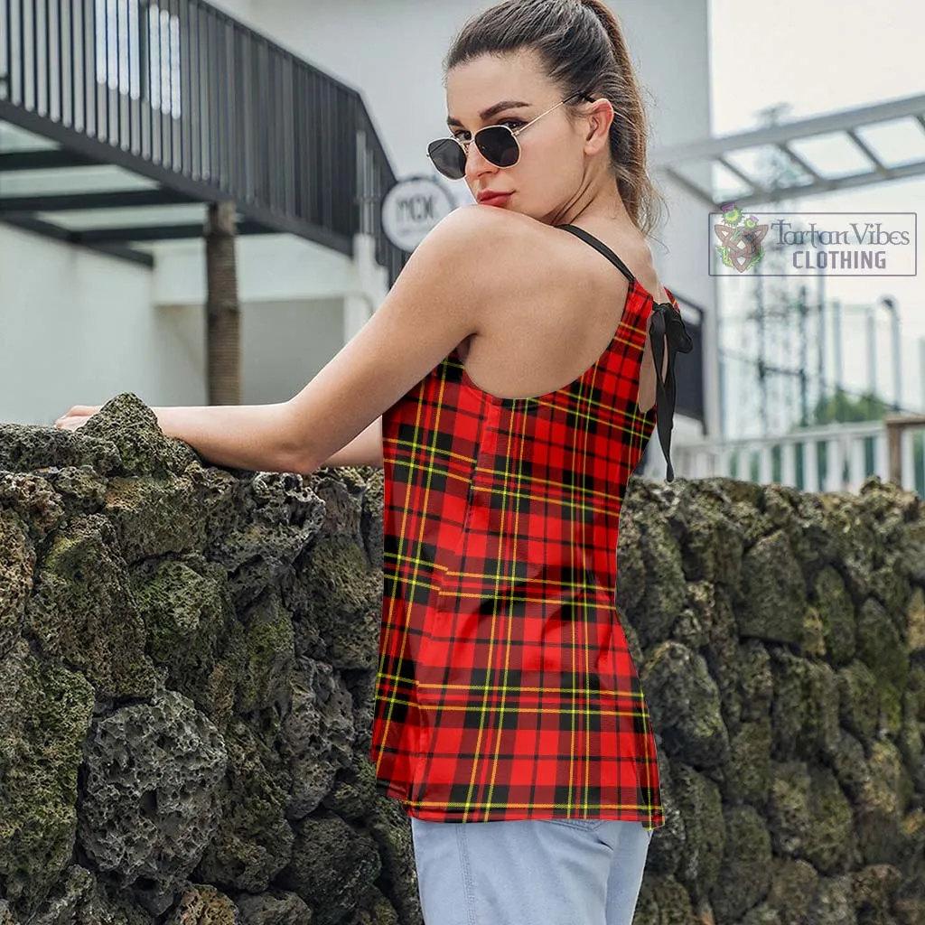 Brodie Modern Tartan Loose Halter Neck Camisole
