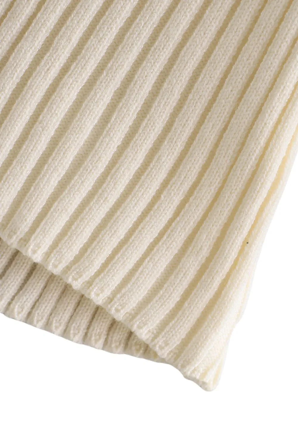 'Carson' Slim-Fit Faux Fur Collar Open-Front Knit Sweater
