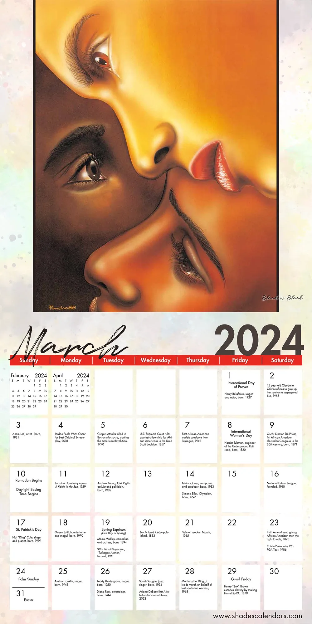 COLOR MY SOUL 2024 CALENDAR