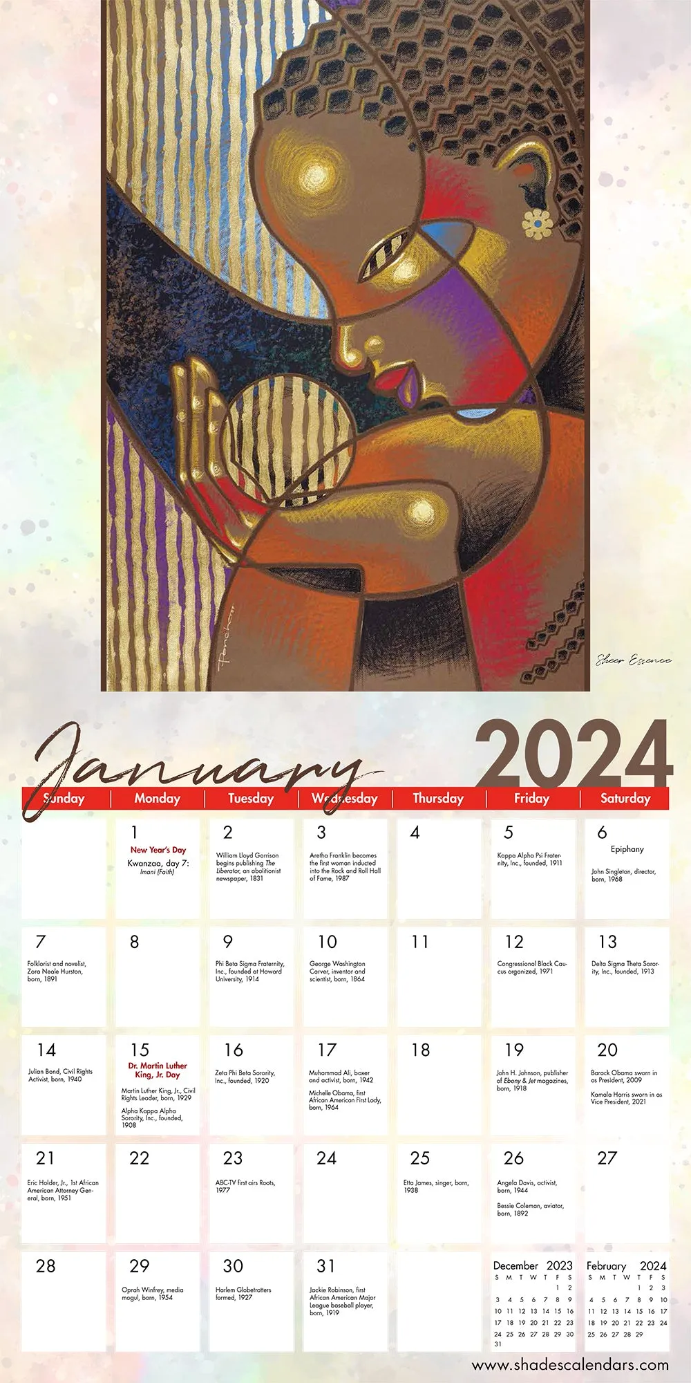 COLOR MY SOUL 2024 CALENDAR
