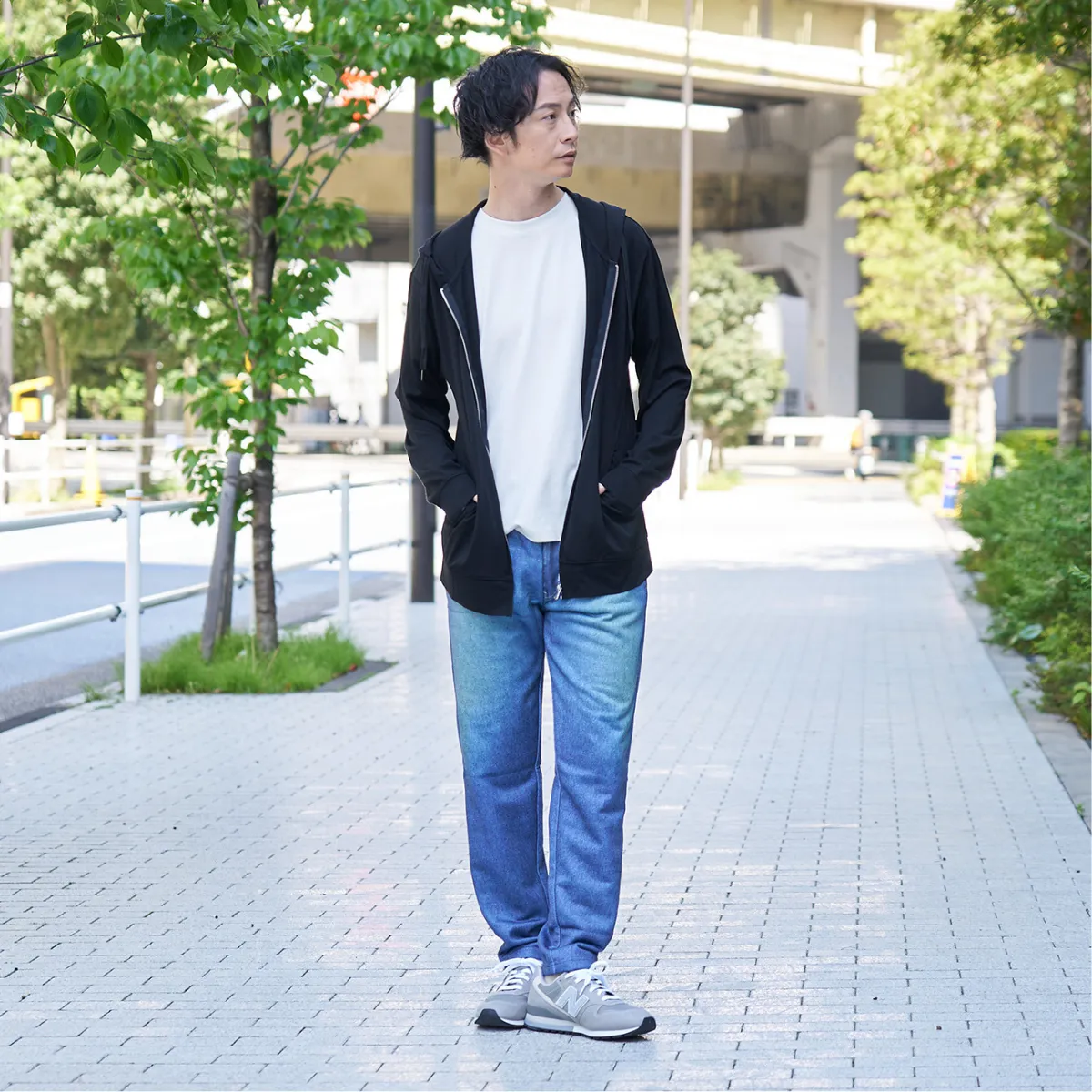 Denim Design Sweatpants