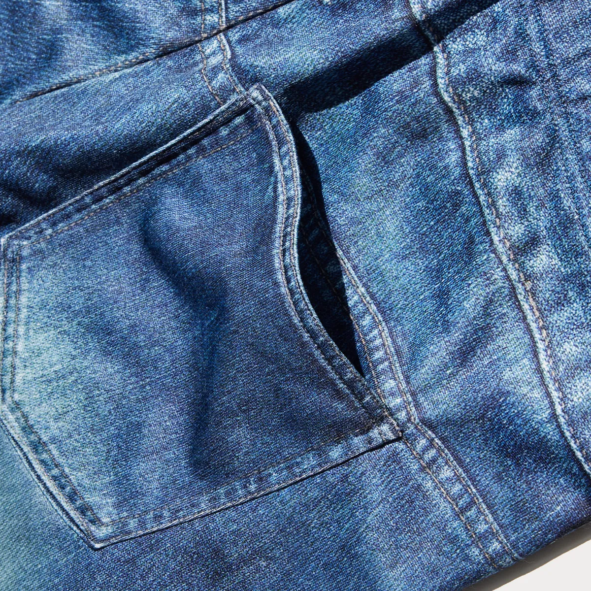 Denim Design Sweatpants