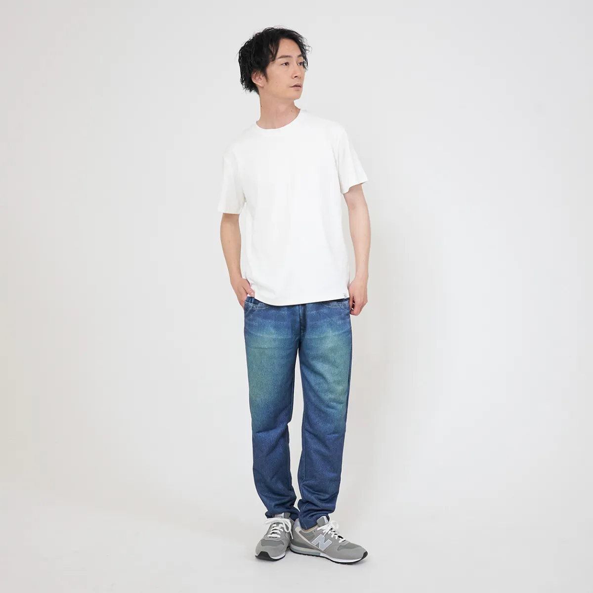 Denim Design Sweatpants