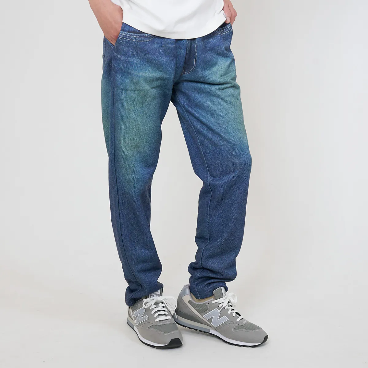 Denim Design Sweatpants