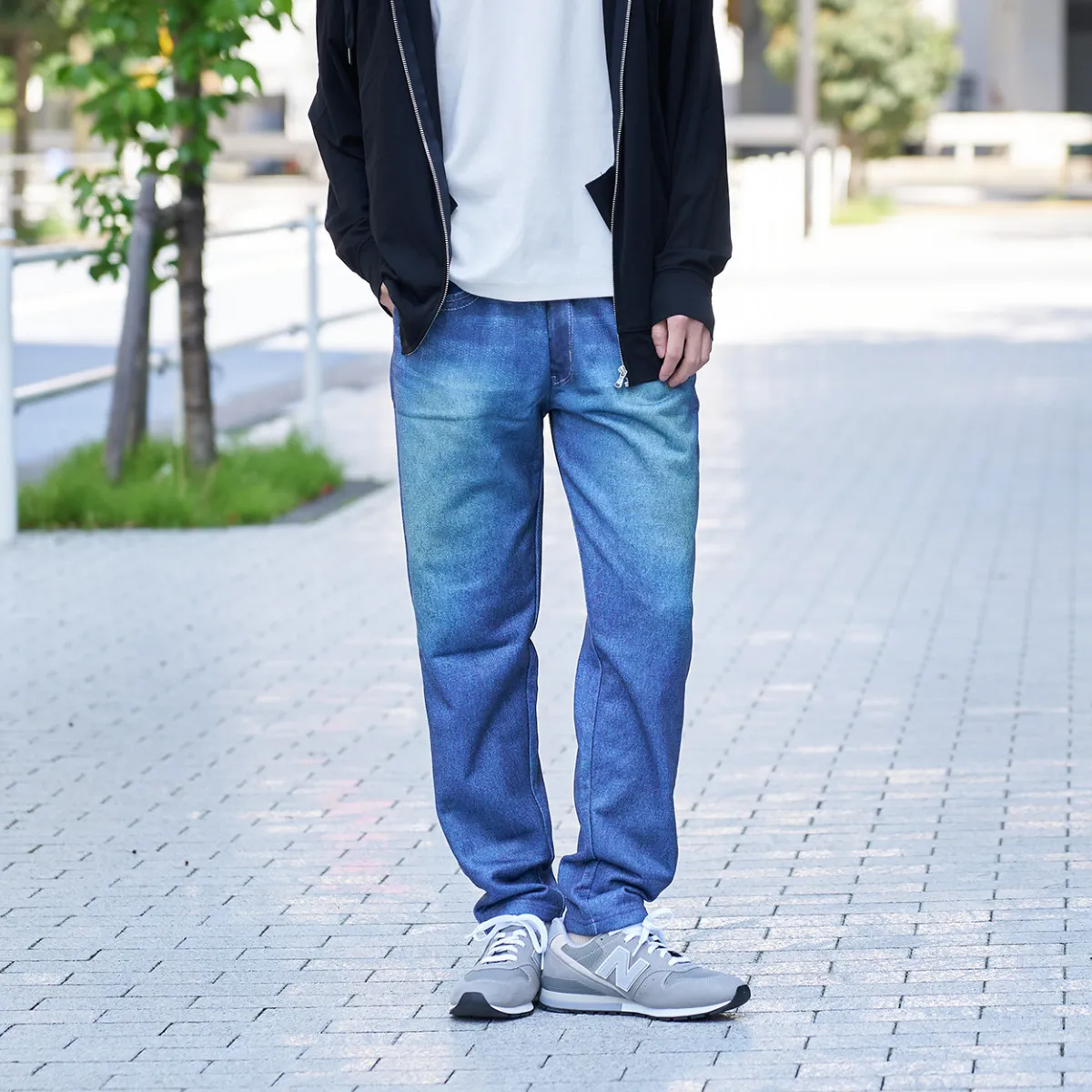 Denim Design Sweatpants