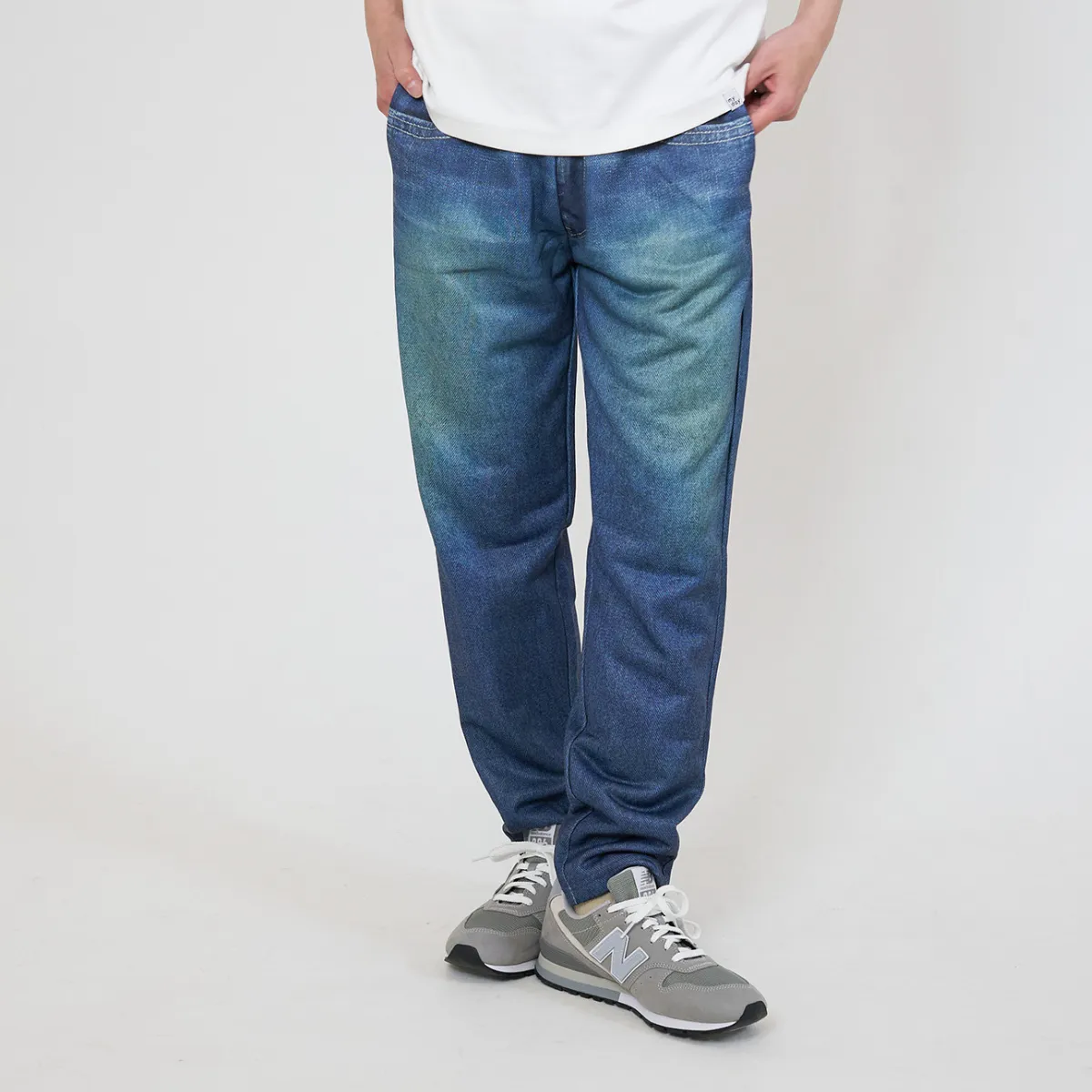 Denim Design Sweatpants