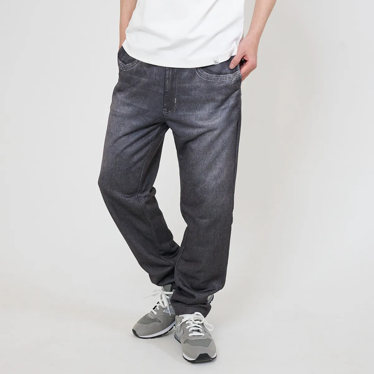 Denim Design Sweatpants