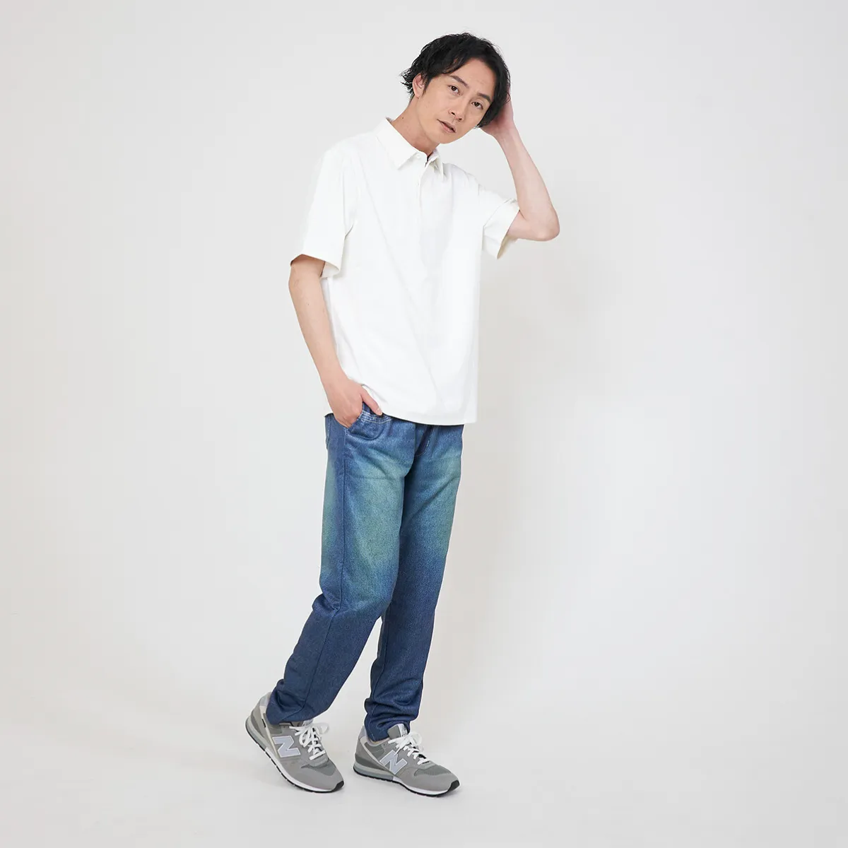 Denim Design Sweatpants