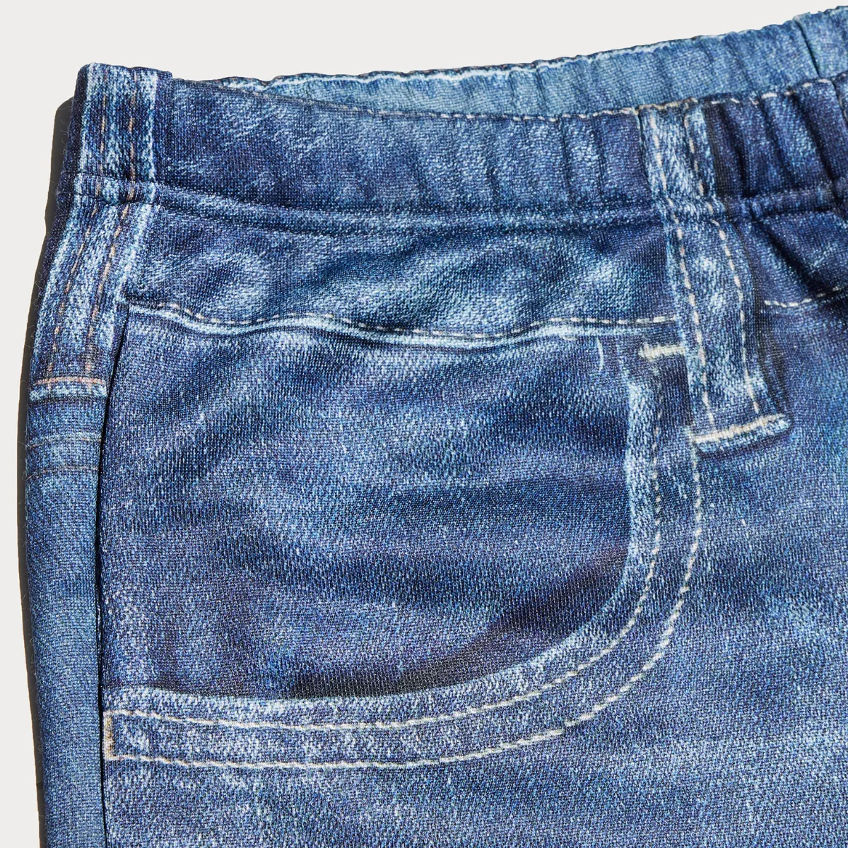 Denim Design Sweatpants