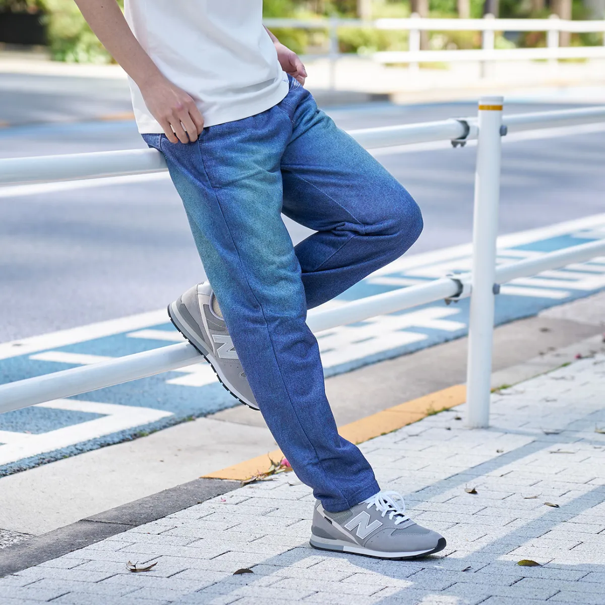Denim Design Sweatpants