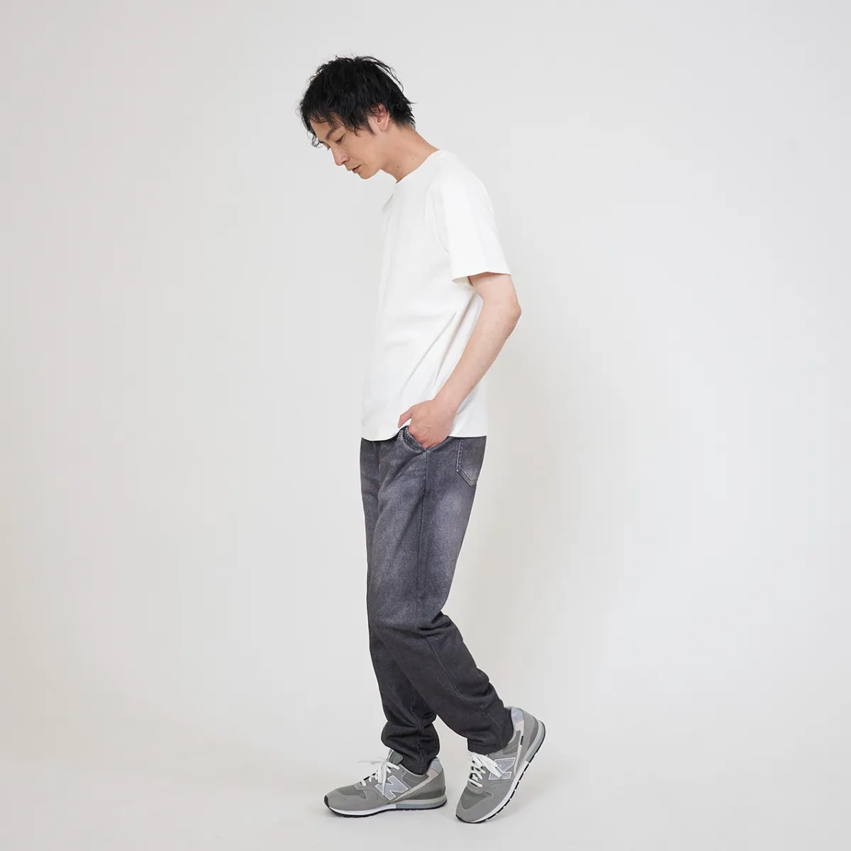 Denim Design Sweatpants