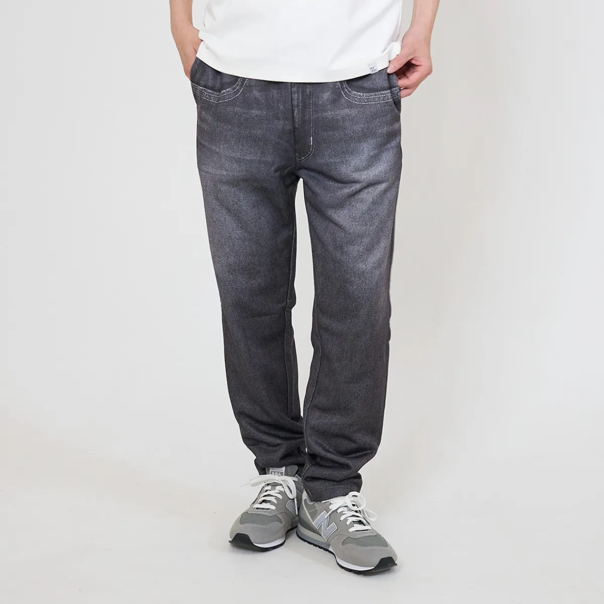 Denim Design Sweatpants