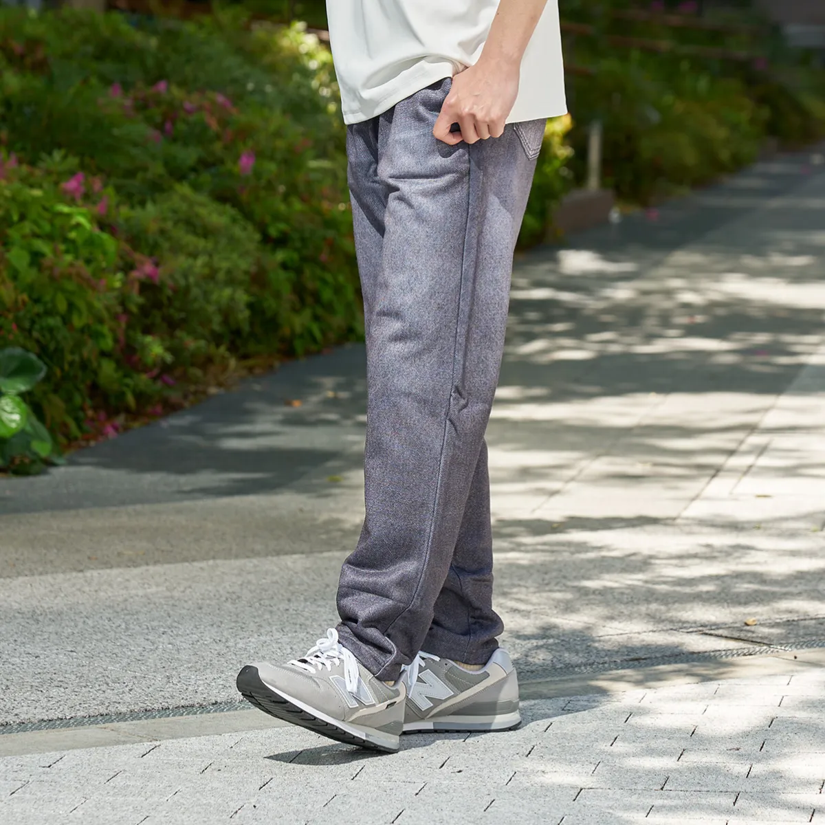 Denim Design Sweatpants
