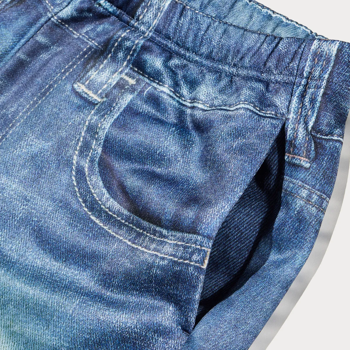 Denim Design Sweatpants