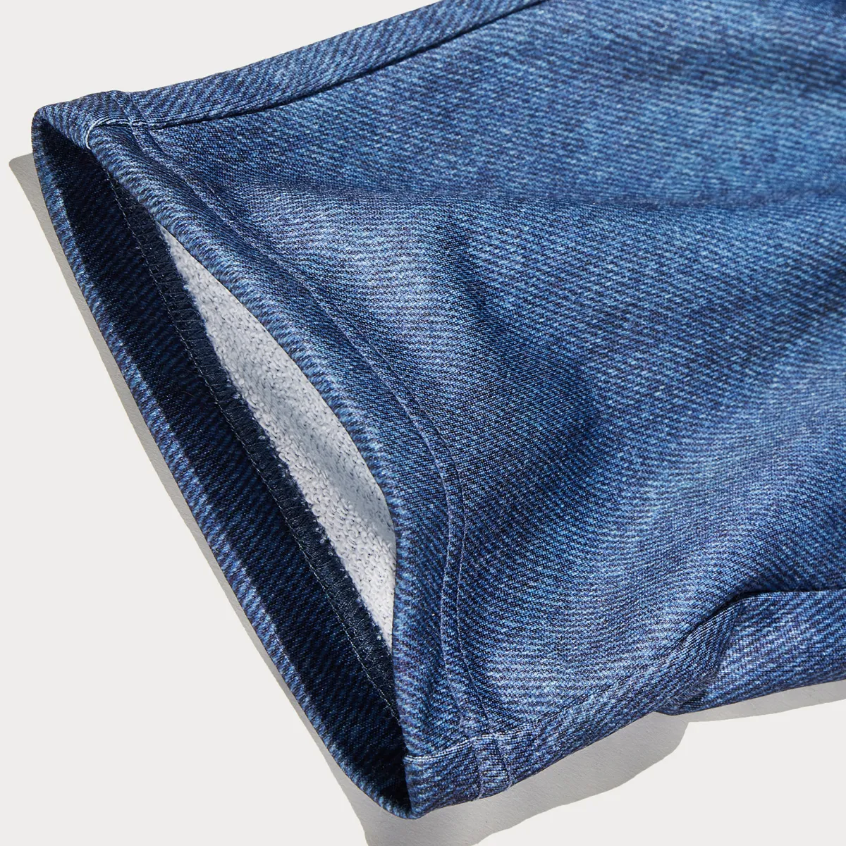 Denim Design Sweatpants