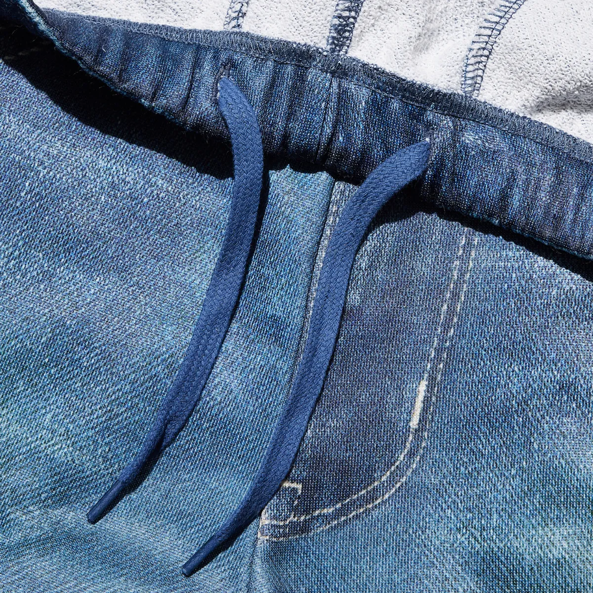 Denim Design Sweatpants