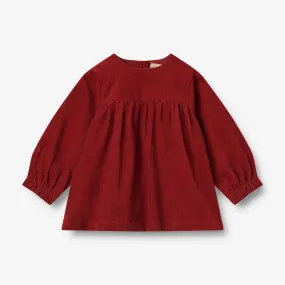 Dress L/S Elvira - cherry red