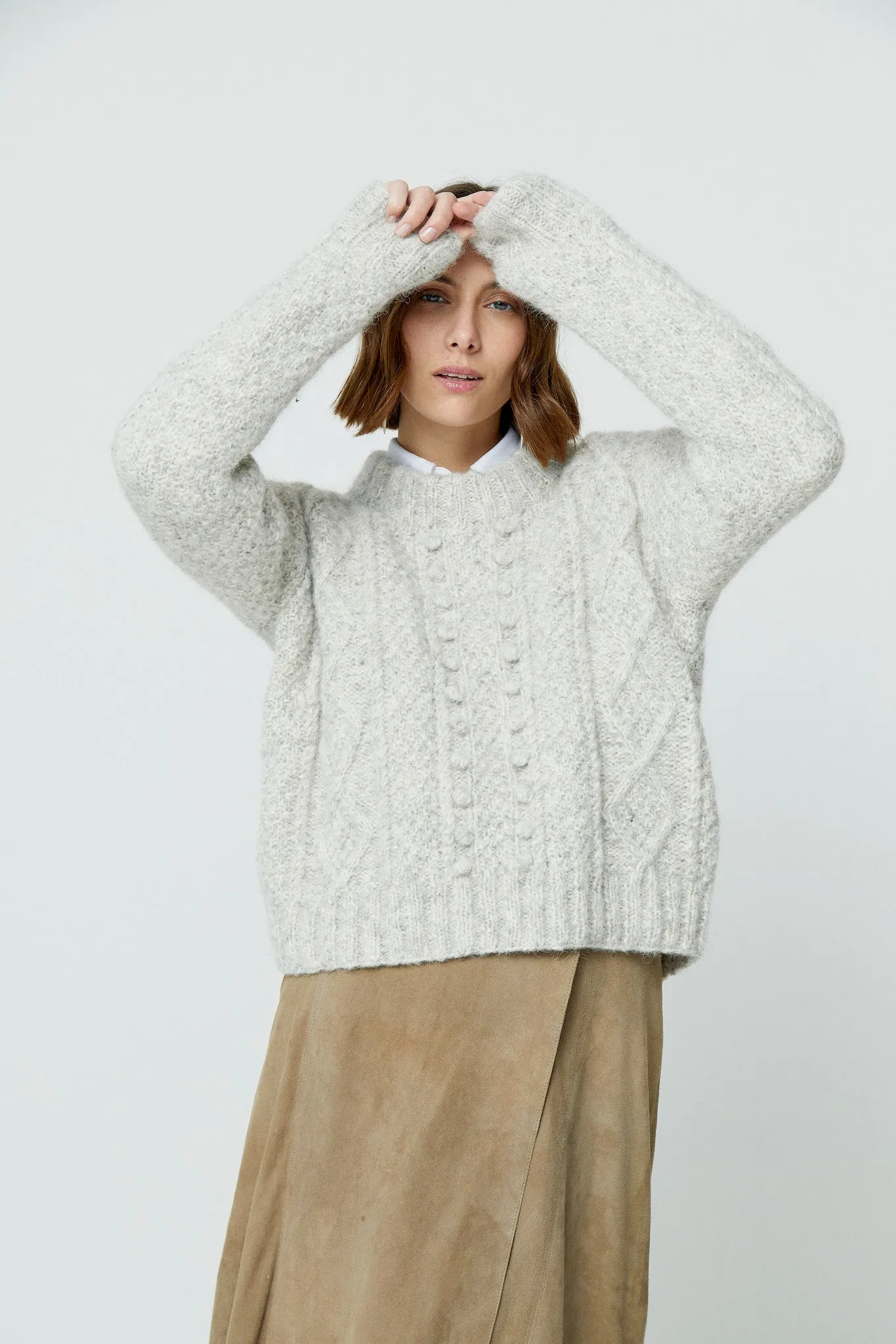 Fisher Seed Puff Pullover