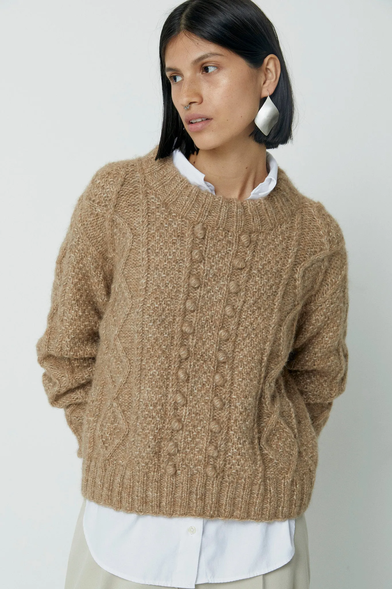 Fisher Seed Puff Pullover
