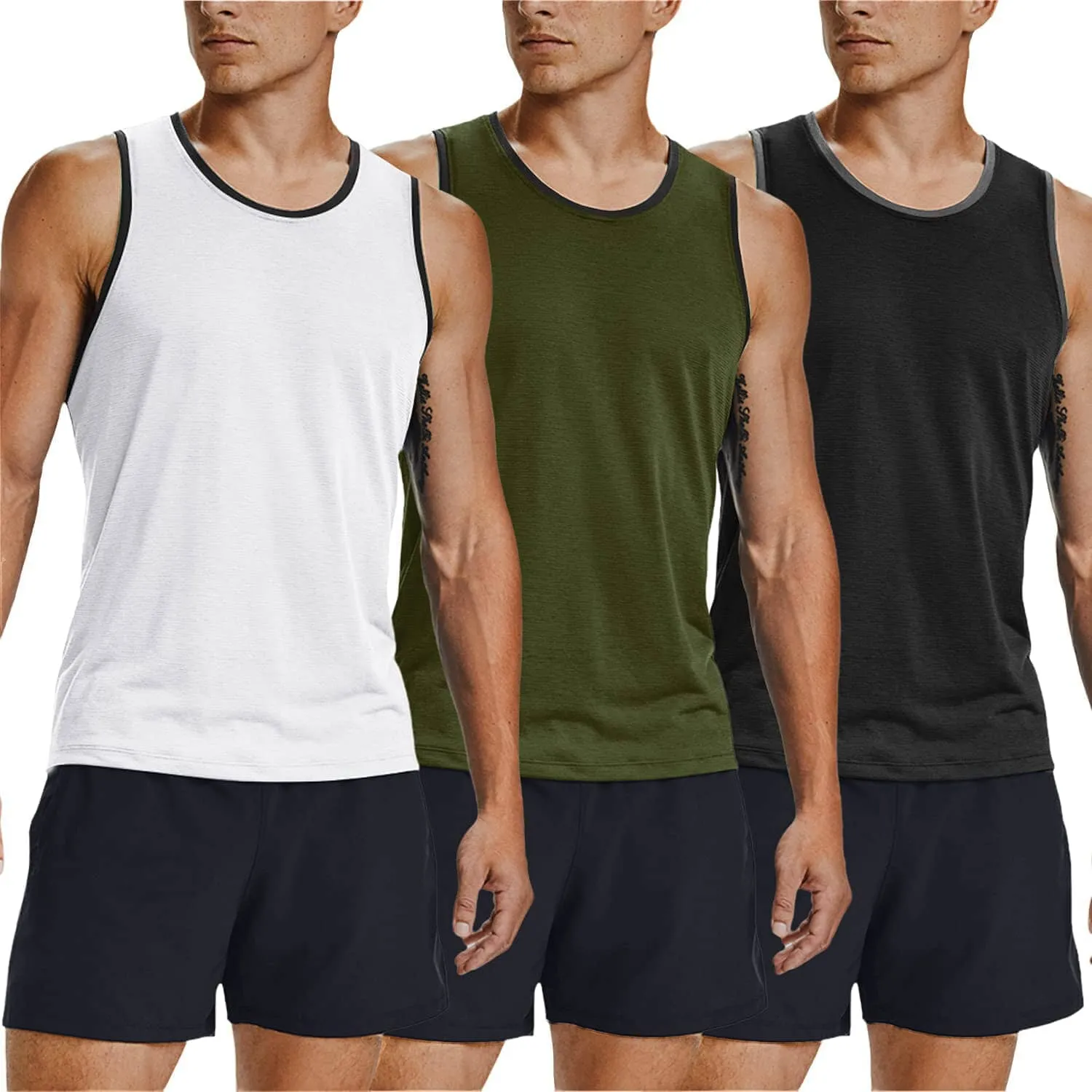 Gym Tank Top 3 Pack Shirts (US Only)