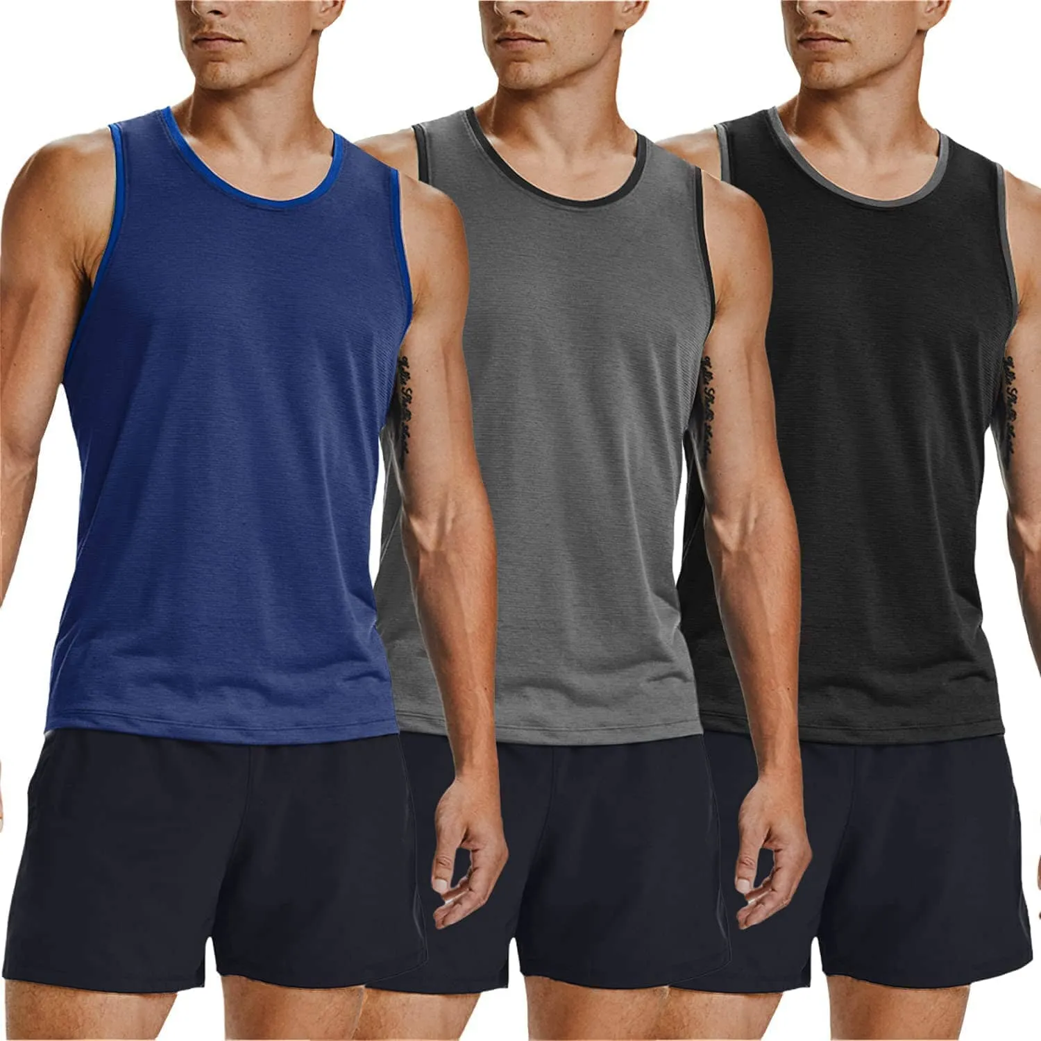 Gym Tank Top 3 Pack Shirts (US Only)
