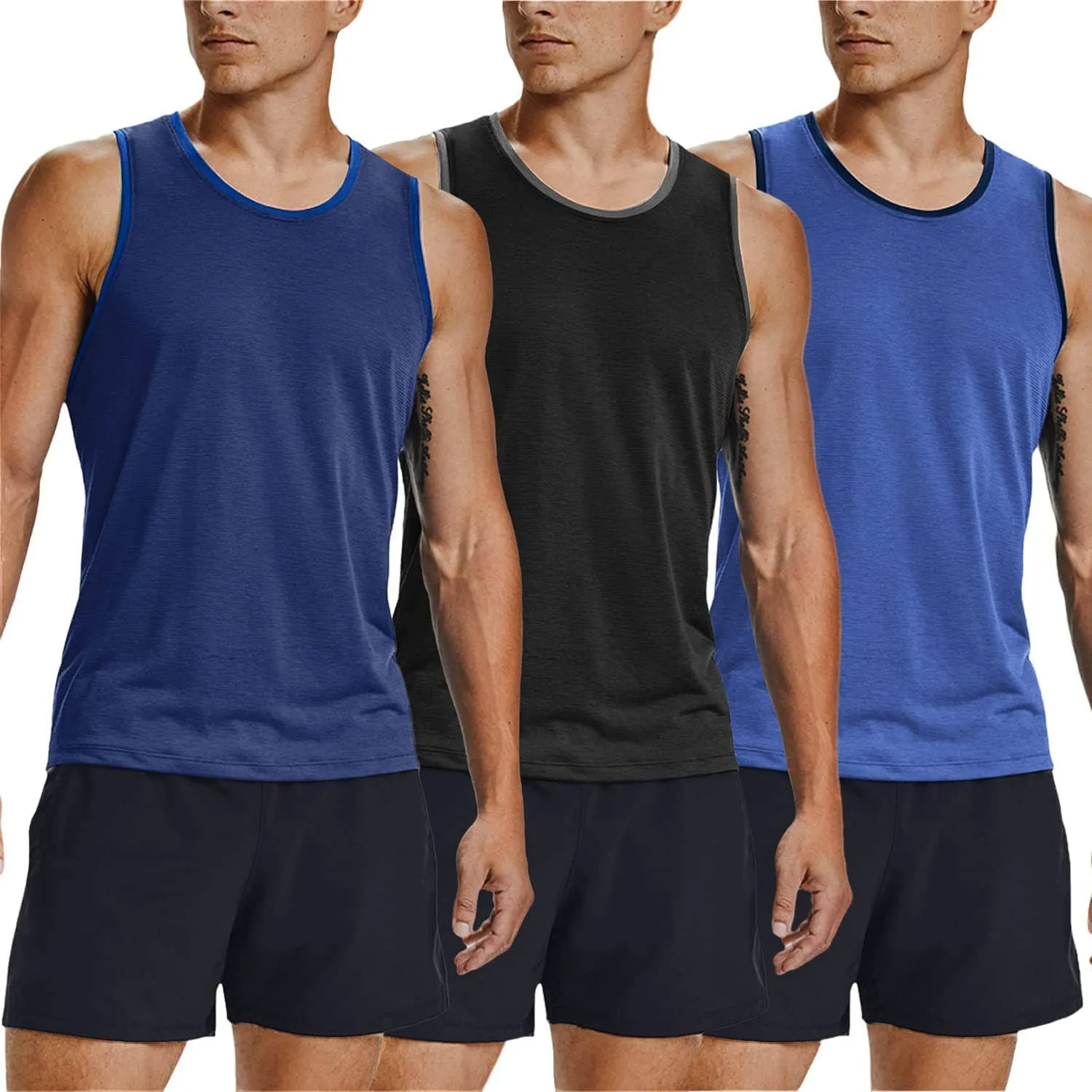 Gym Tank Top 3 Pack Shirts (US Only)