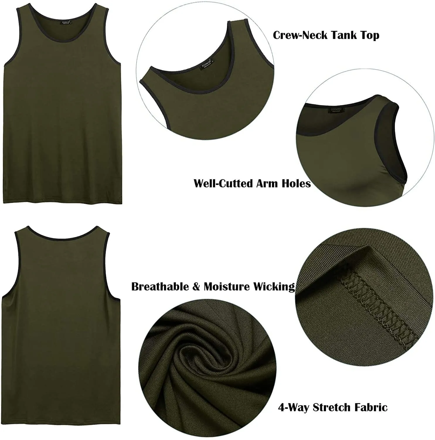 Gym Tank Top 3 Pack Shirts (US Only)
