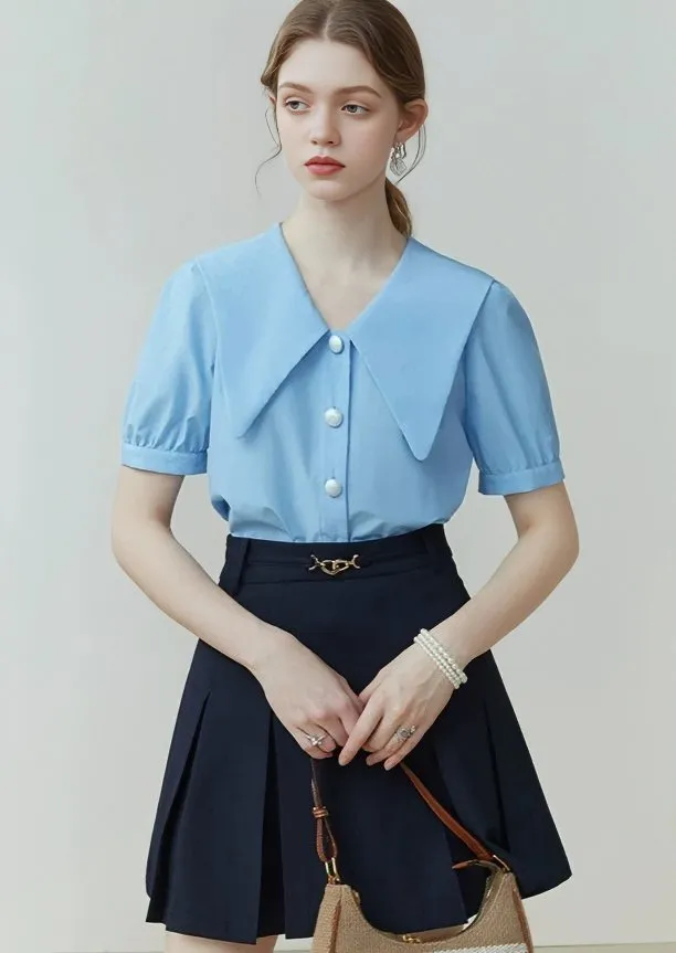 HIGH WAIST PLEATED SKIRT