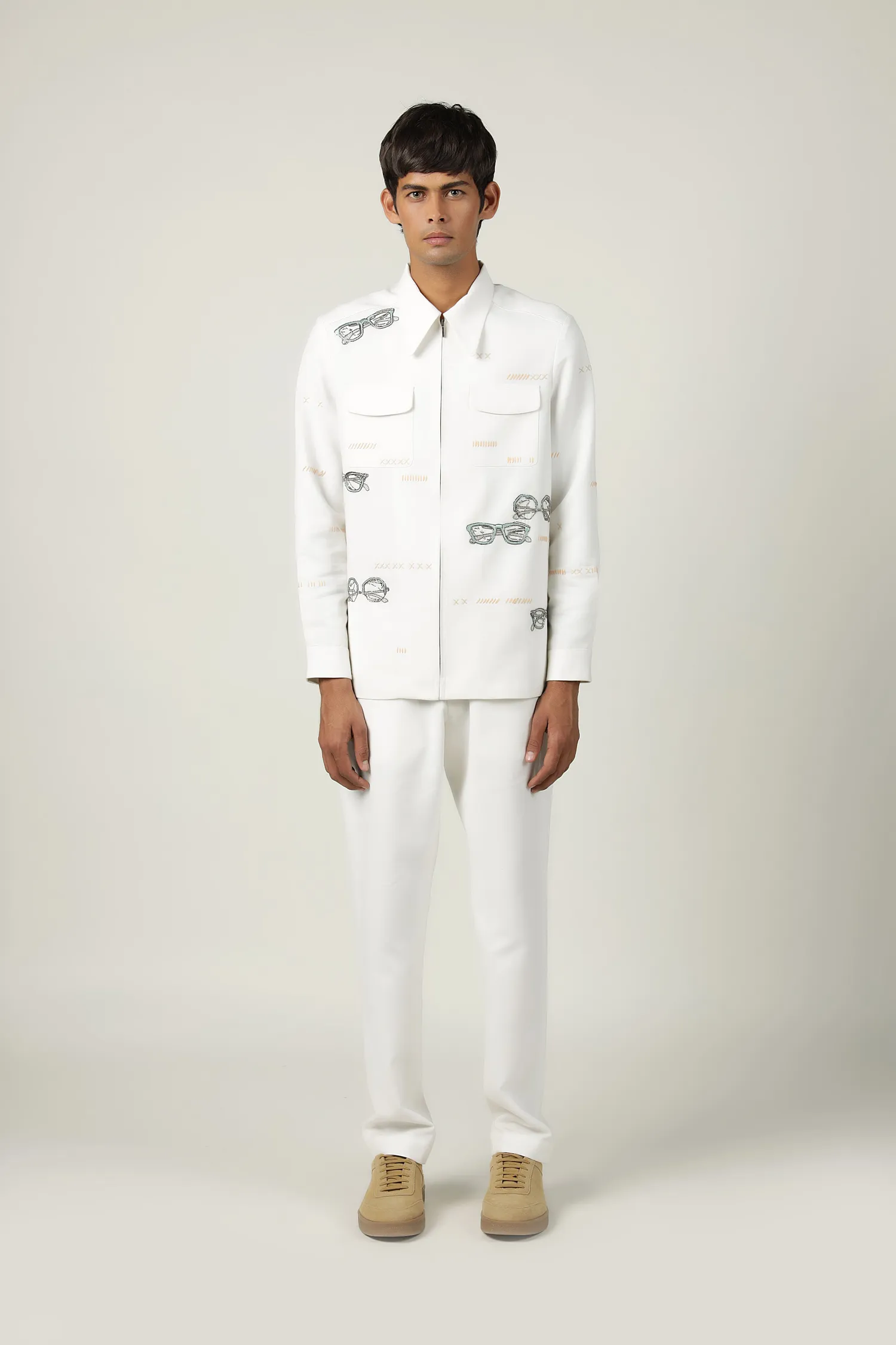 Holiday Sunglasses Shacket With  Pants