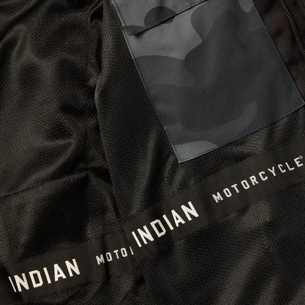 Indian Motorcycle  Mens Seattle Jacket Tough Durable Breathable Fabric Black