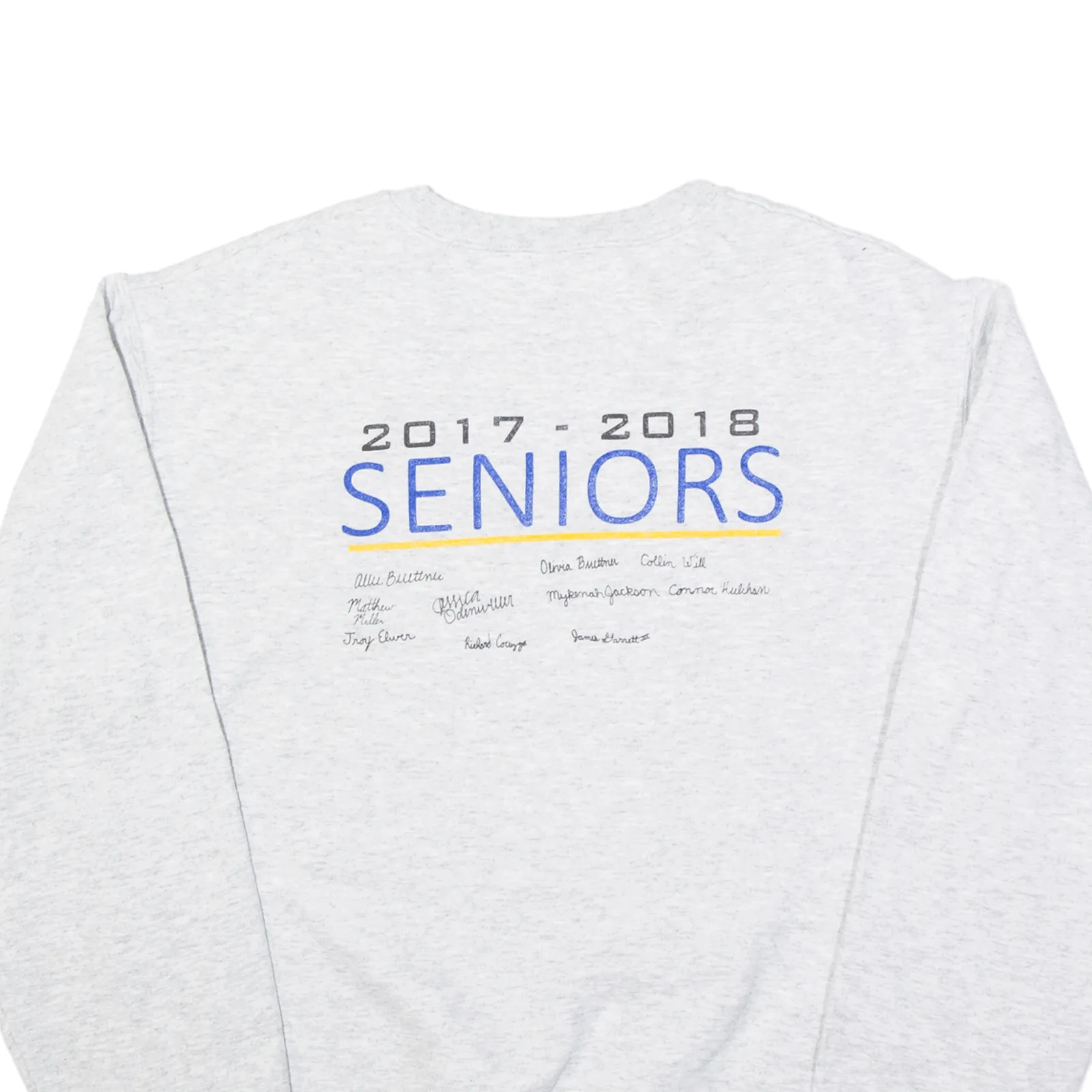 JERZEES Basketball St Johns University USA Sweatshirt Grey Mens S