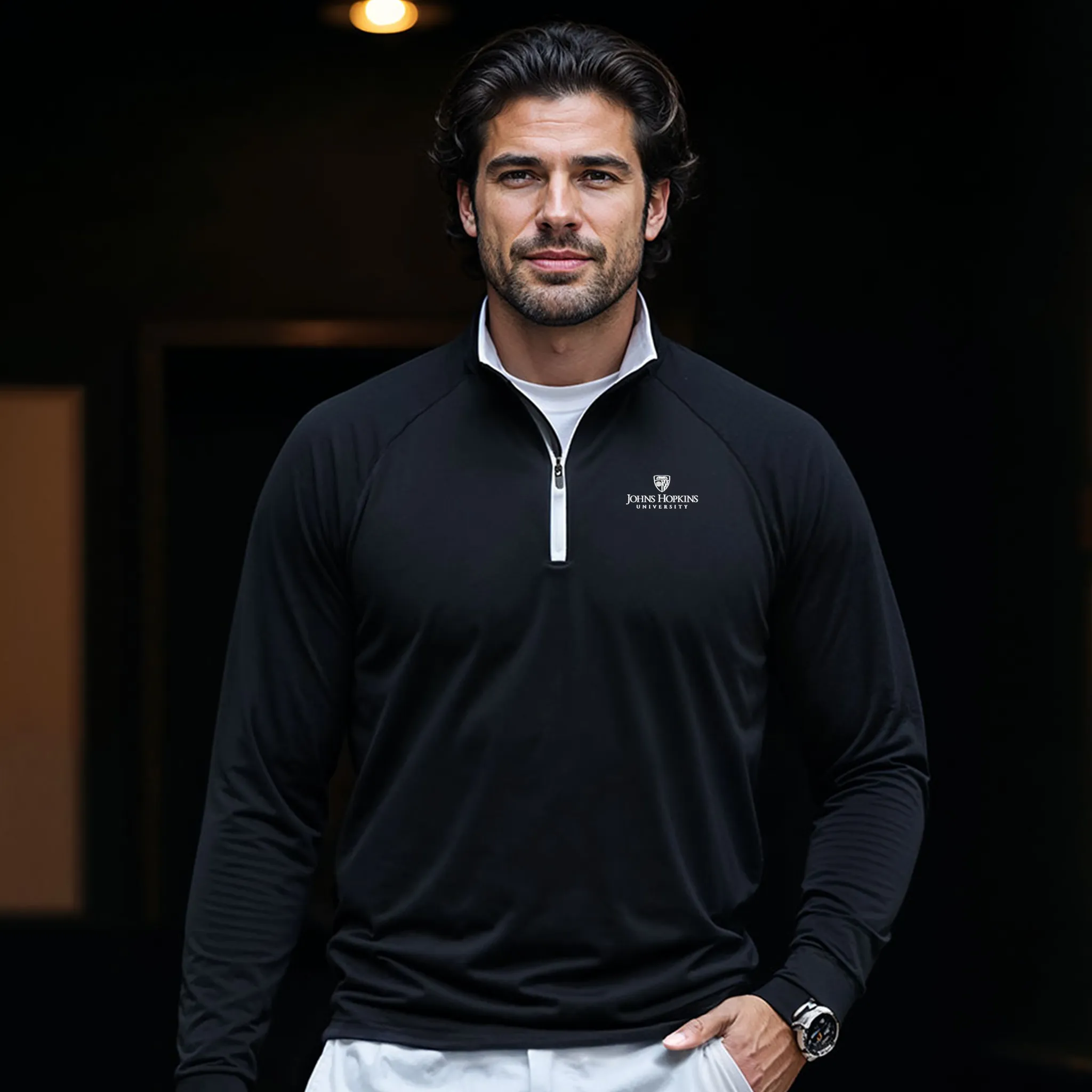 Johns Hopkins DriRelease® Performance Pullover Black