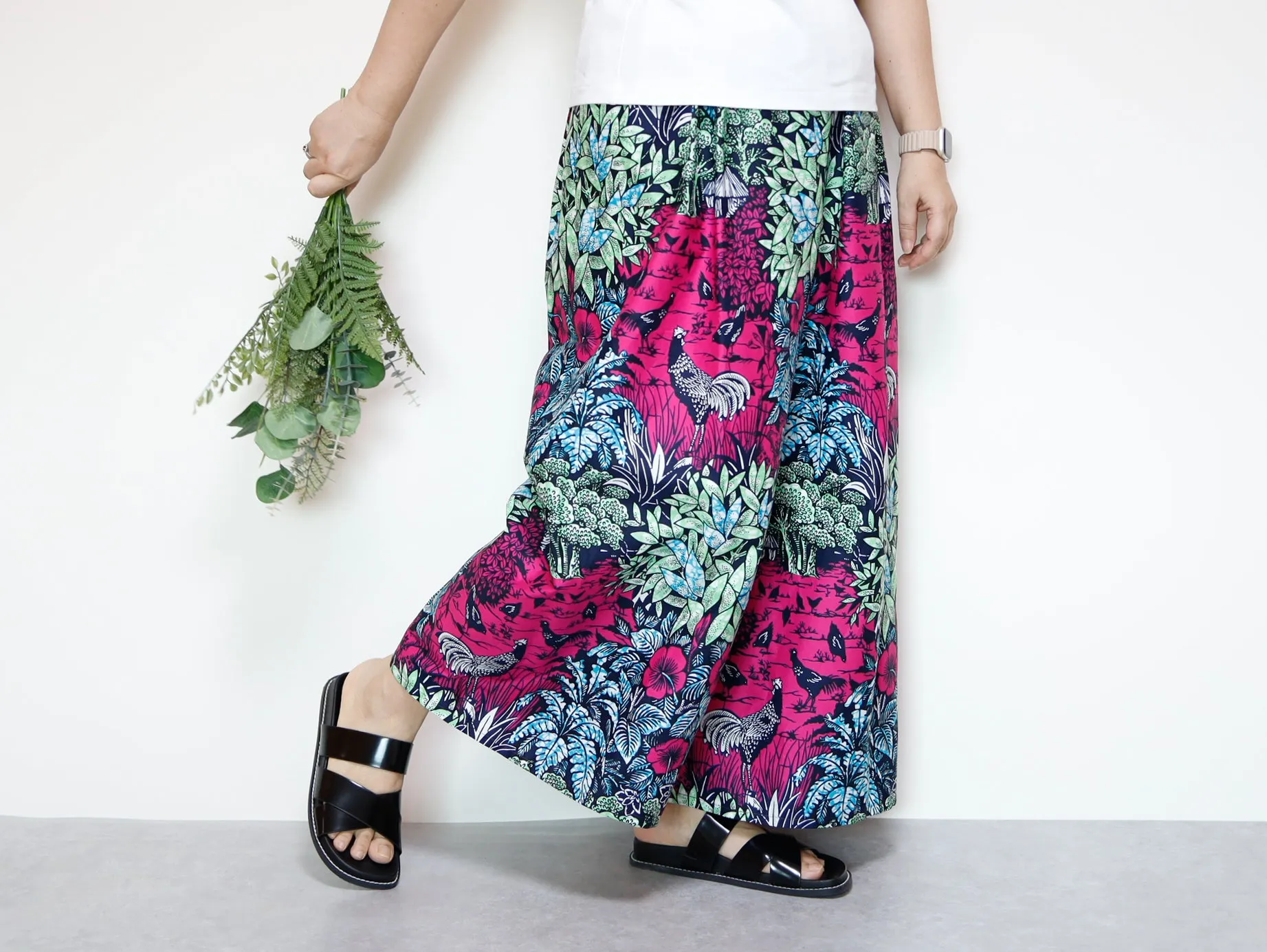 <P15-072>  AFRICAN PRINT Gaucho
