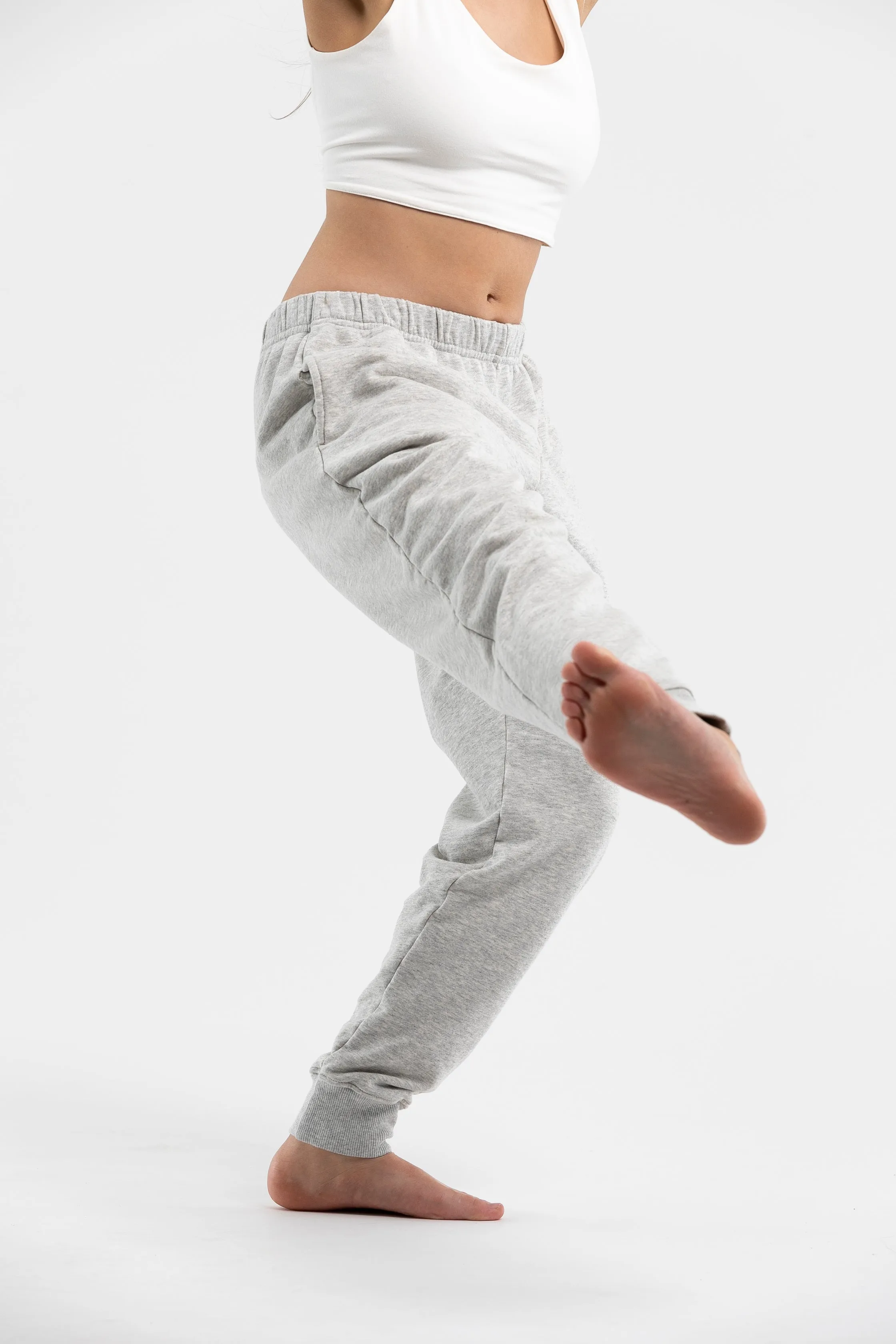 Luna Tapered Leg Pants | Grey