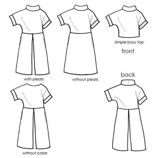 MiY Collection Easy Pull-on Shift Dress Pattern