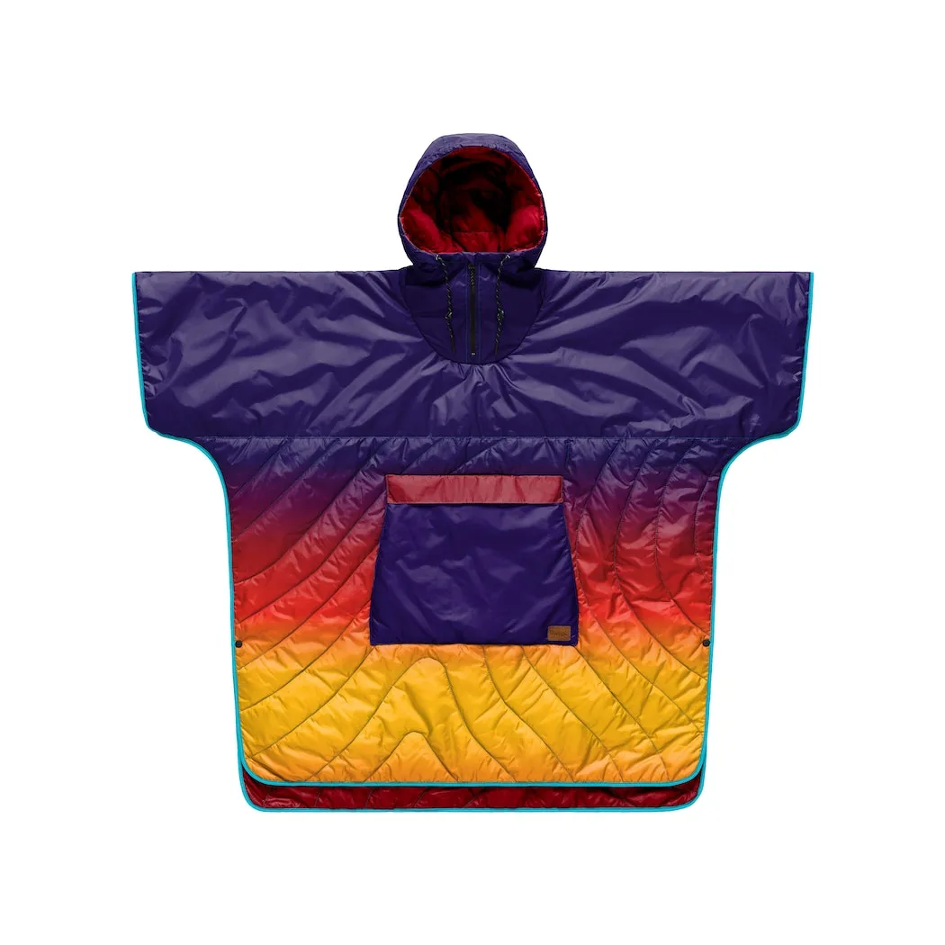 Original Puffy Poncho - Pyro Fade