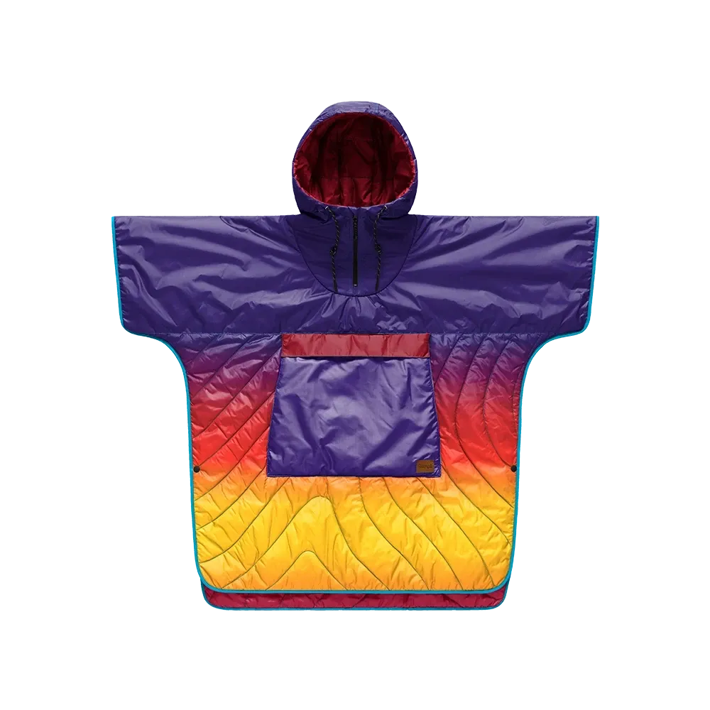 Original Puffy Poncho - Pyro Fade