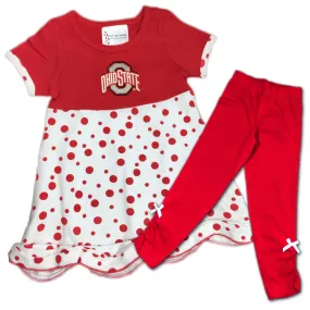 OSU Dotty Dress with Leggings