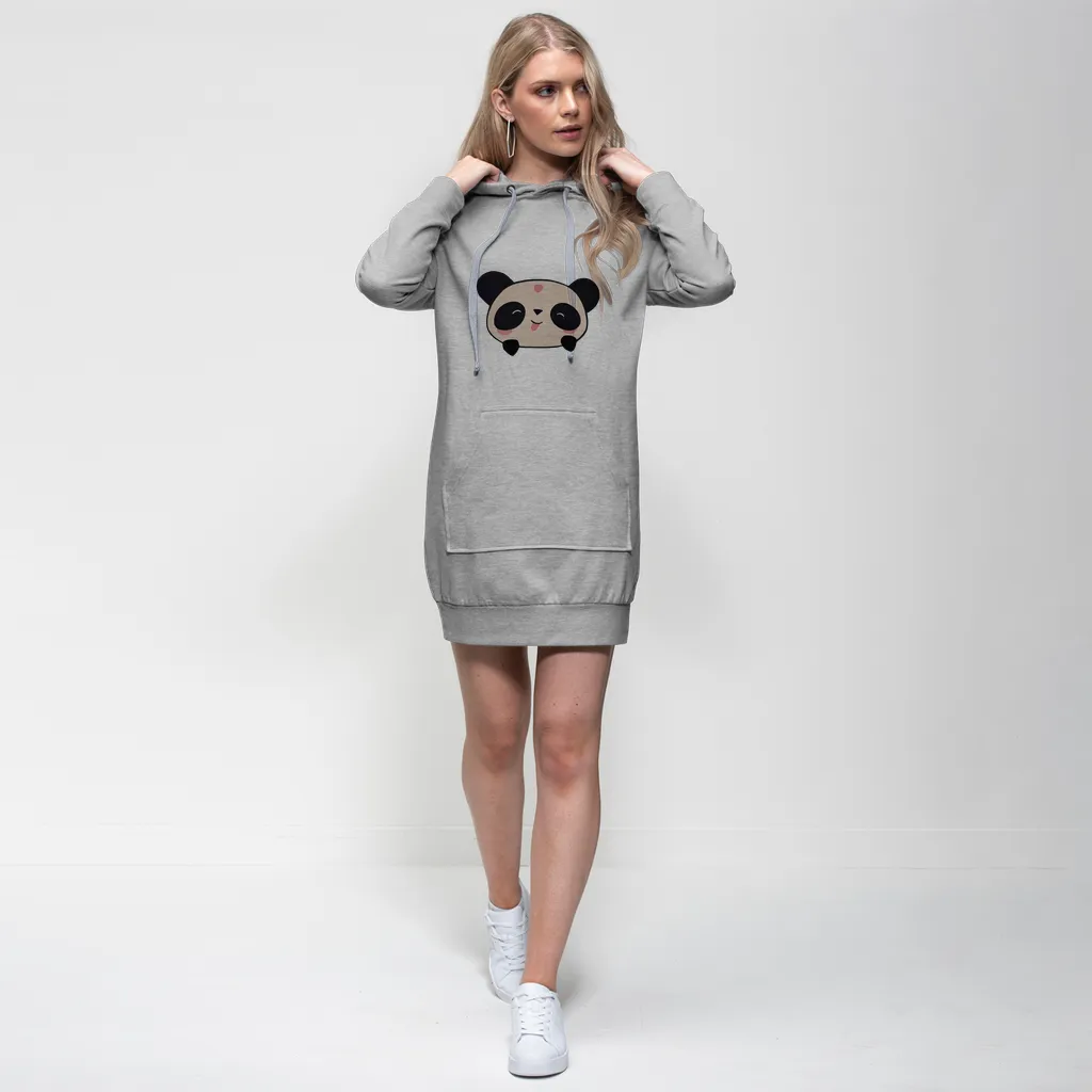 Panda Premium Adult Hoodie Dress