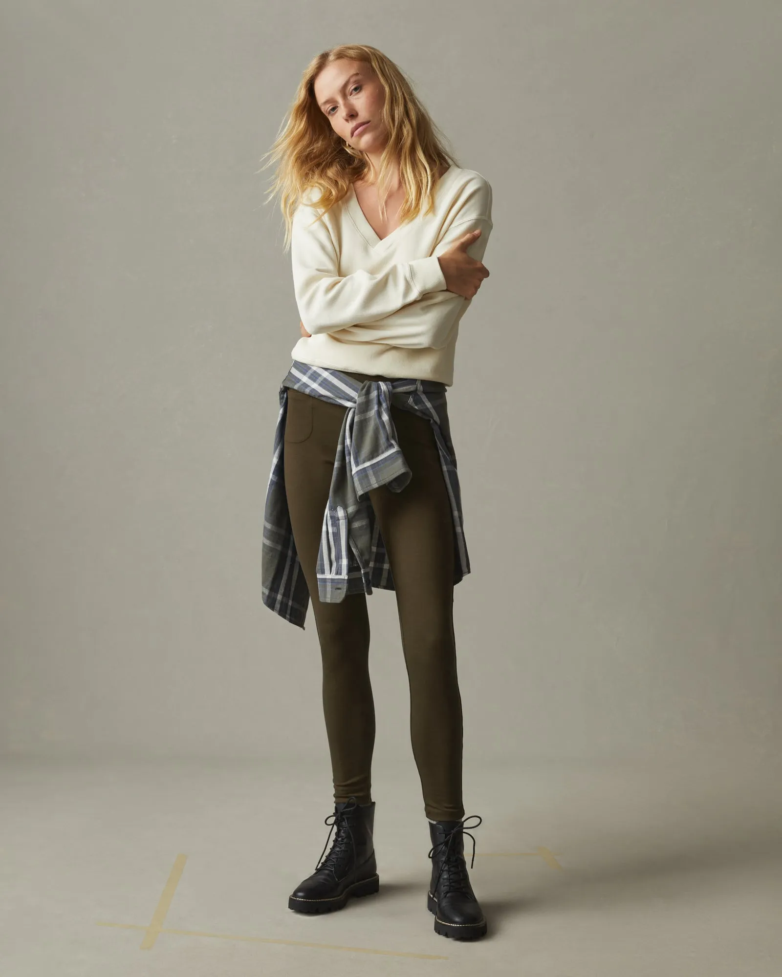Ponte Slim Pant - Beech
