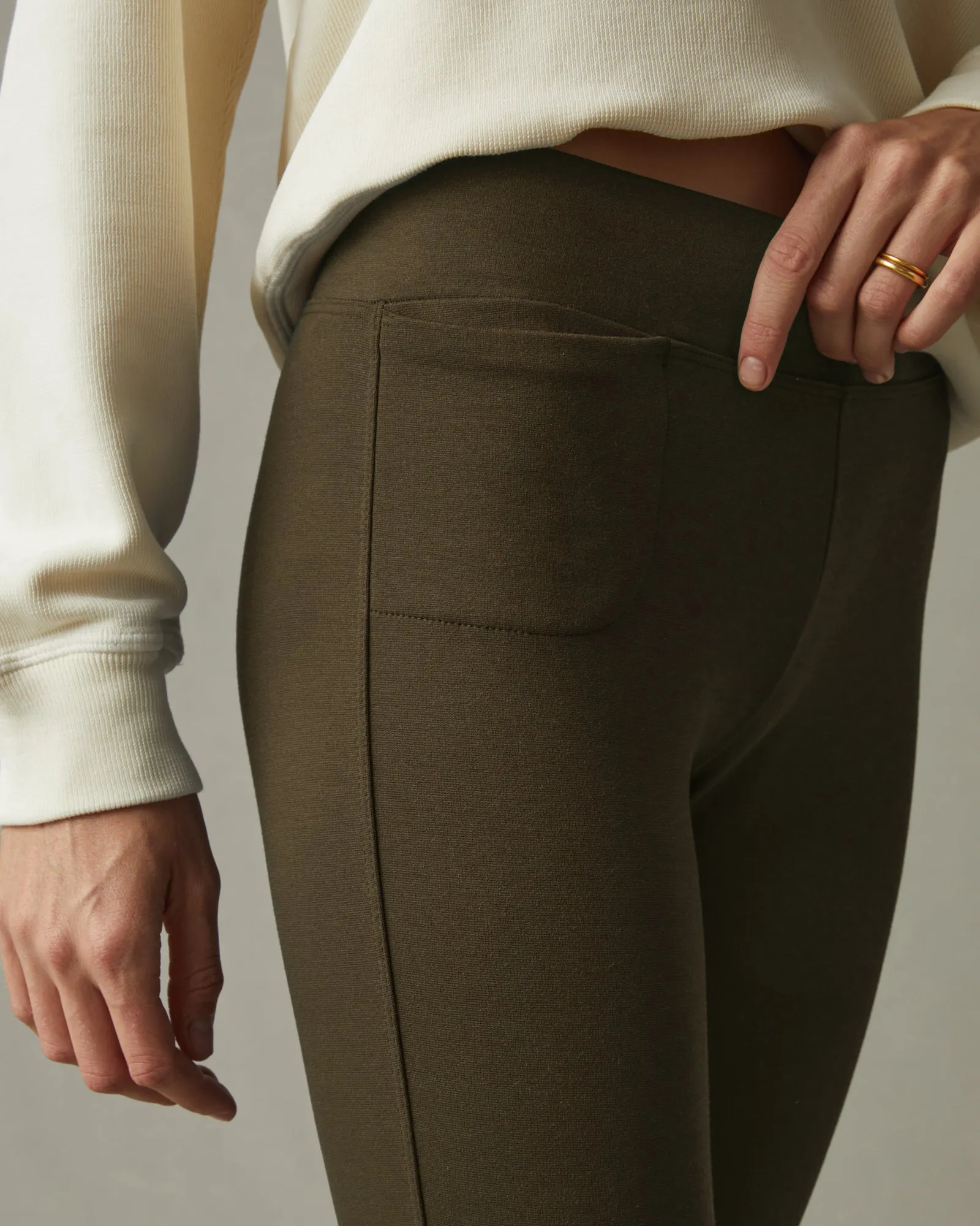 Ponte Slim Pant - Beech