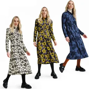 Regatta Womens Orla Kiely Long Sleeve Maxi Shirt Dress