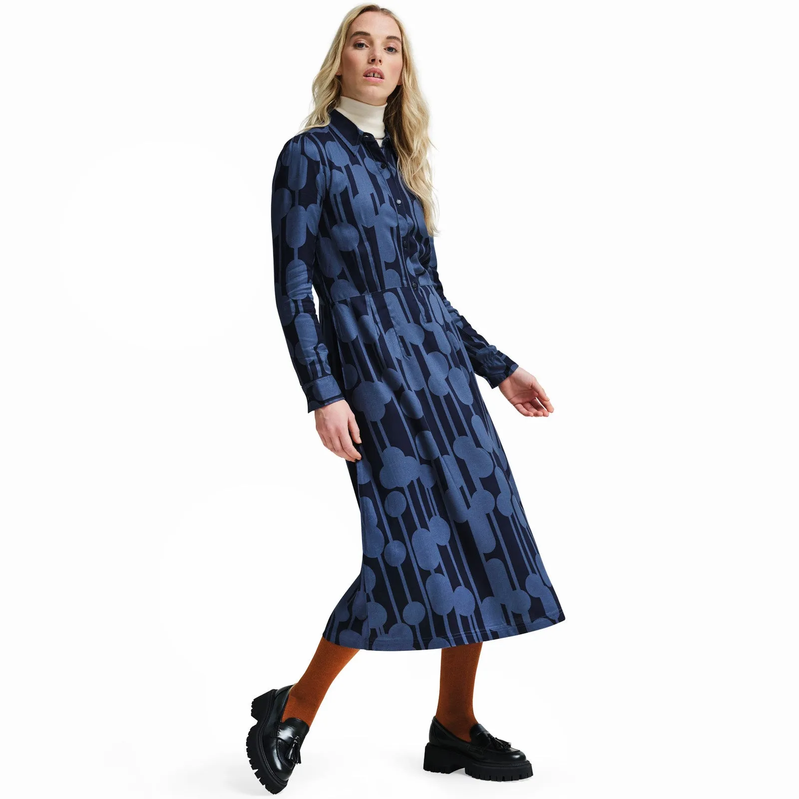 Regatta Womens Orla Kiely Long Sleeve Maxi Shirt Dress